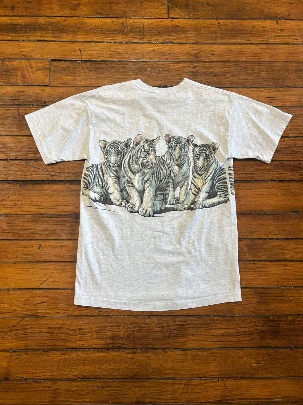 Animal Nature Tiger Wrap Around Vintage T-Shirt
