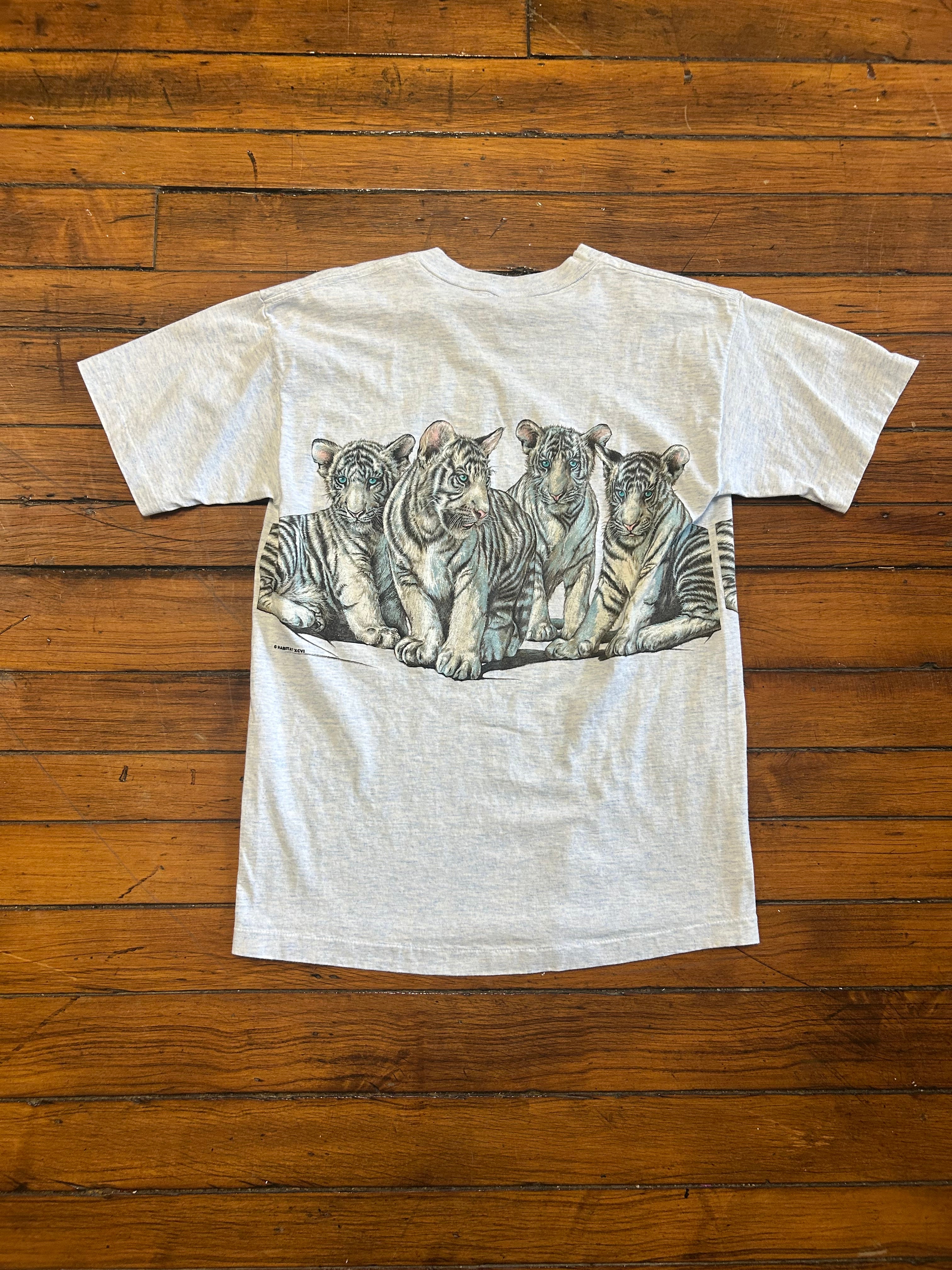Animal Nature Tiger Wrap Around Vintage T-Shirt