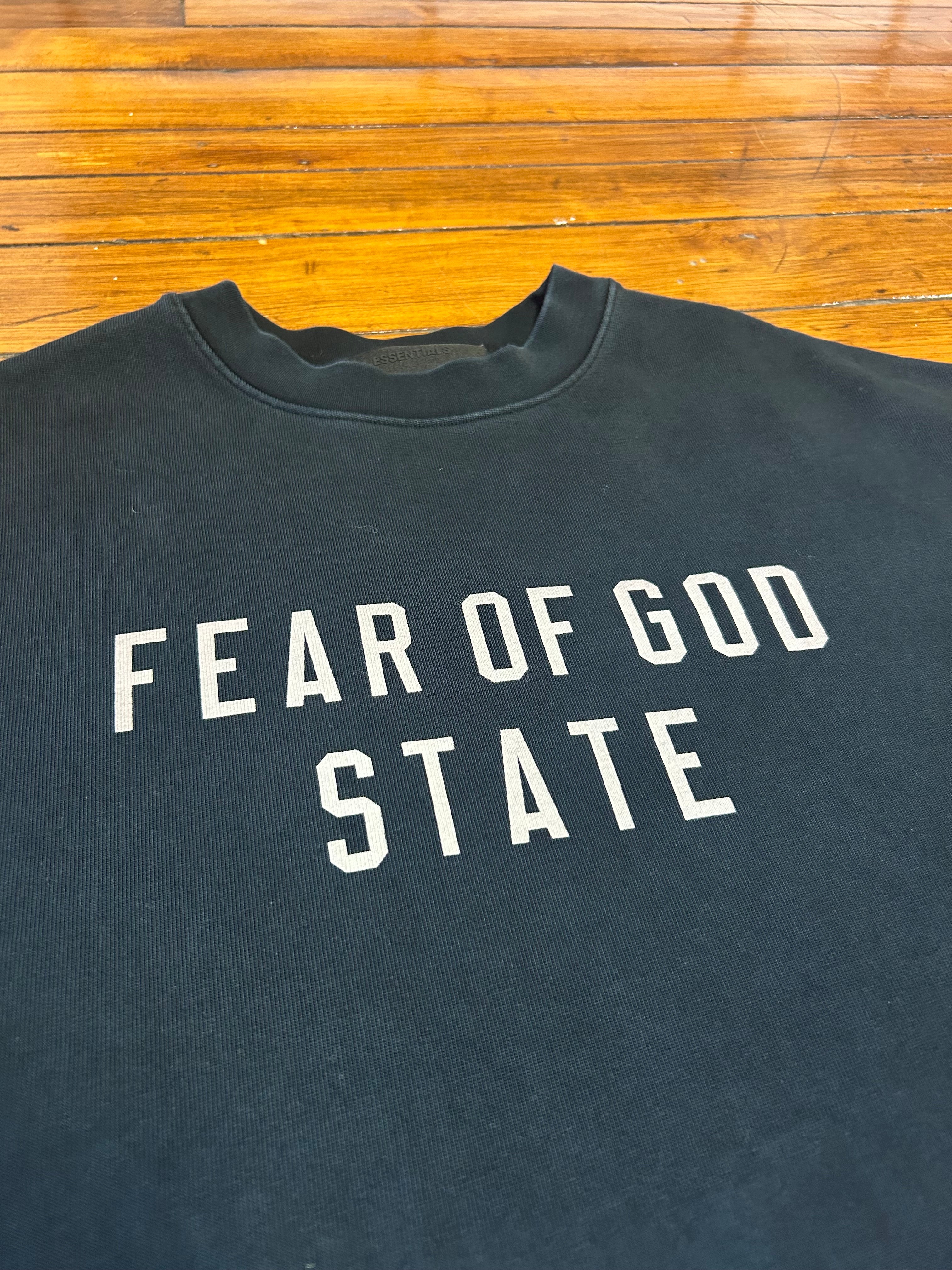 Essentials Fear of God State Black Short Sleeve Shirt