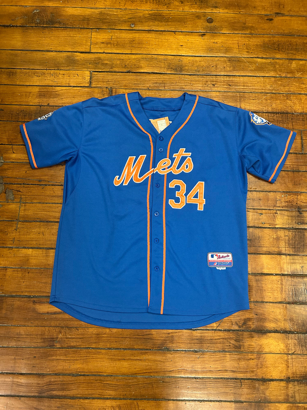 New York Mets Noah Syndergaard ‘15 World Series Jersey #34