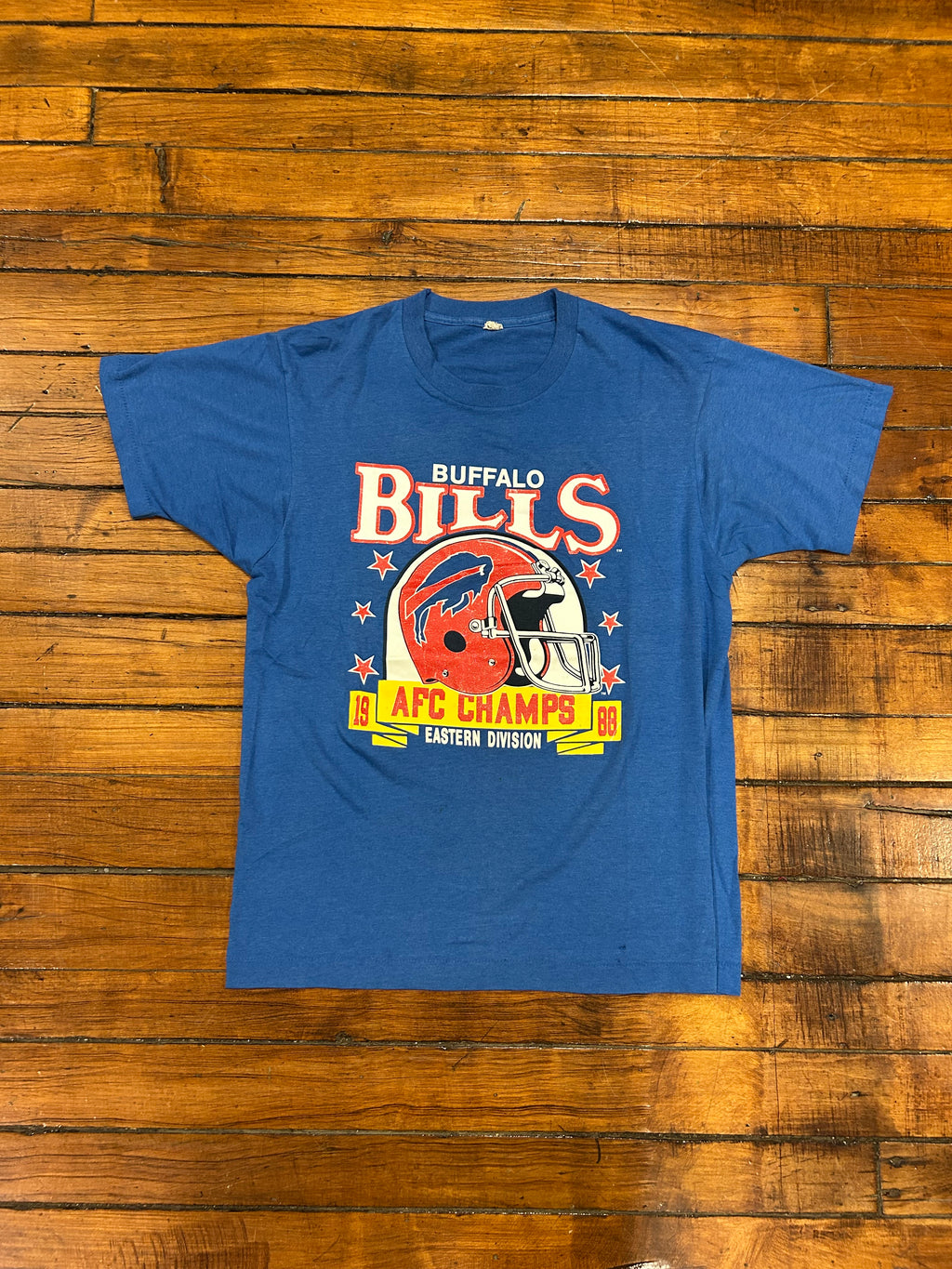 Buffalo Bills Football Vintage AFC Champions T-Shirt Adult