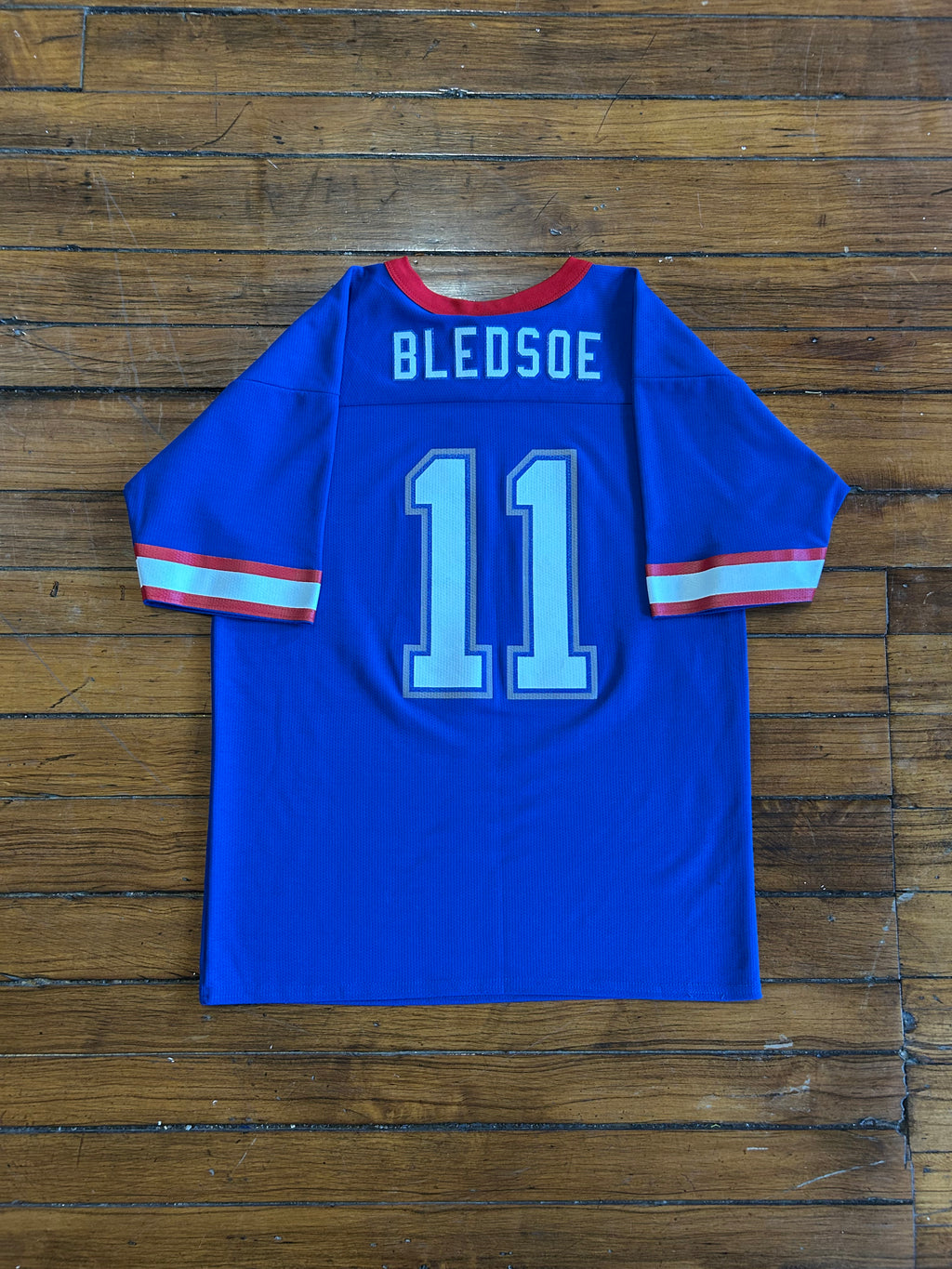 Buffalo Bills NFL Logo Athletic #11 Drew Bledsoe Jersey