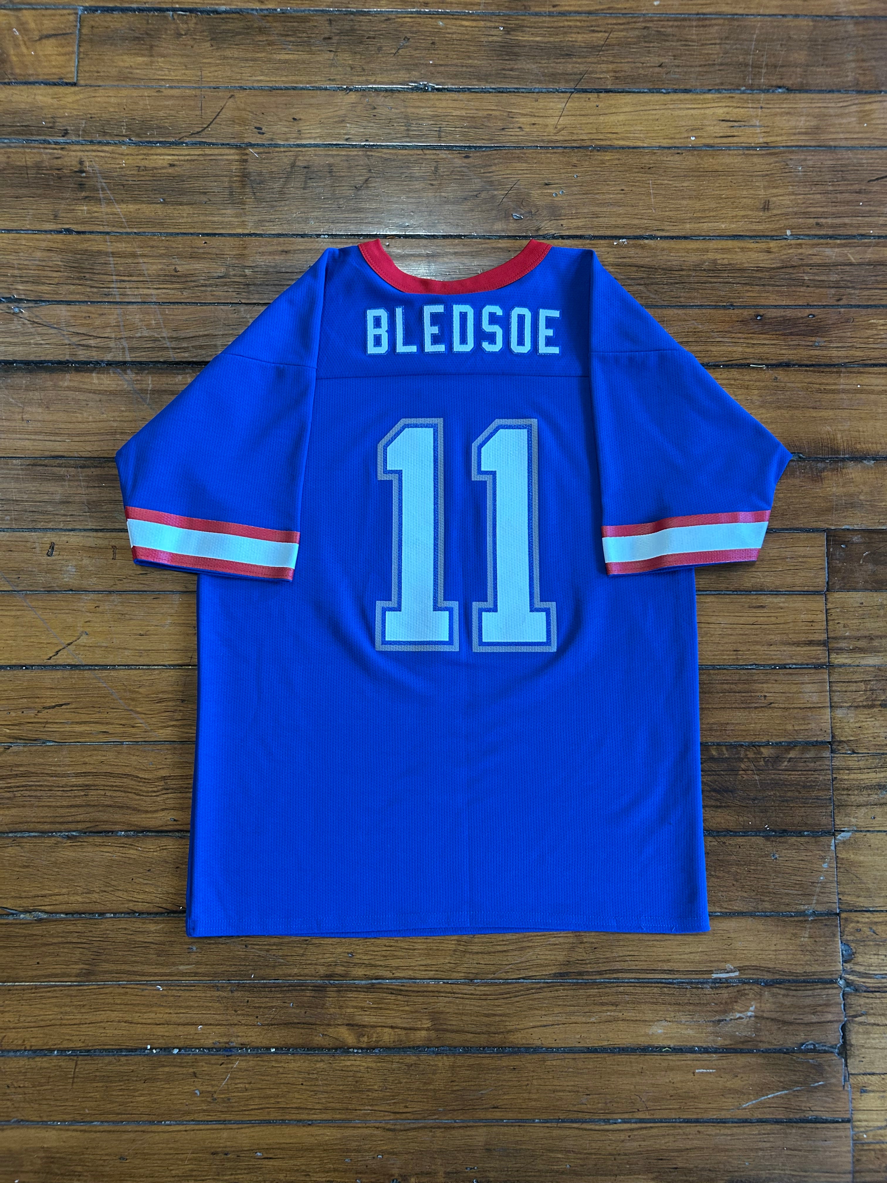 Buffalo Bills NFL Logo Athletic #11 Drew Bledsoe Jersey