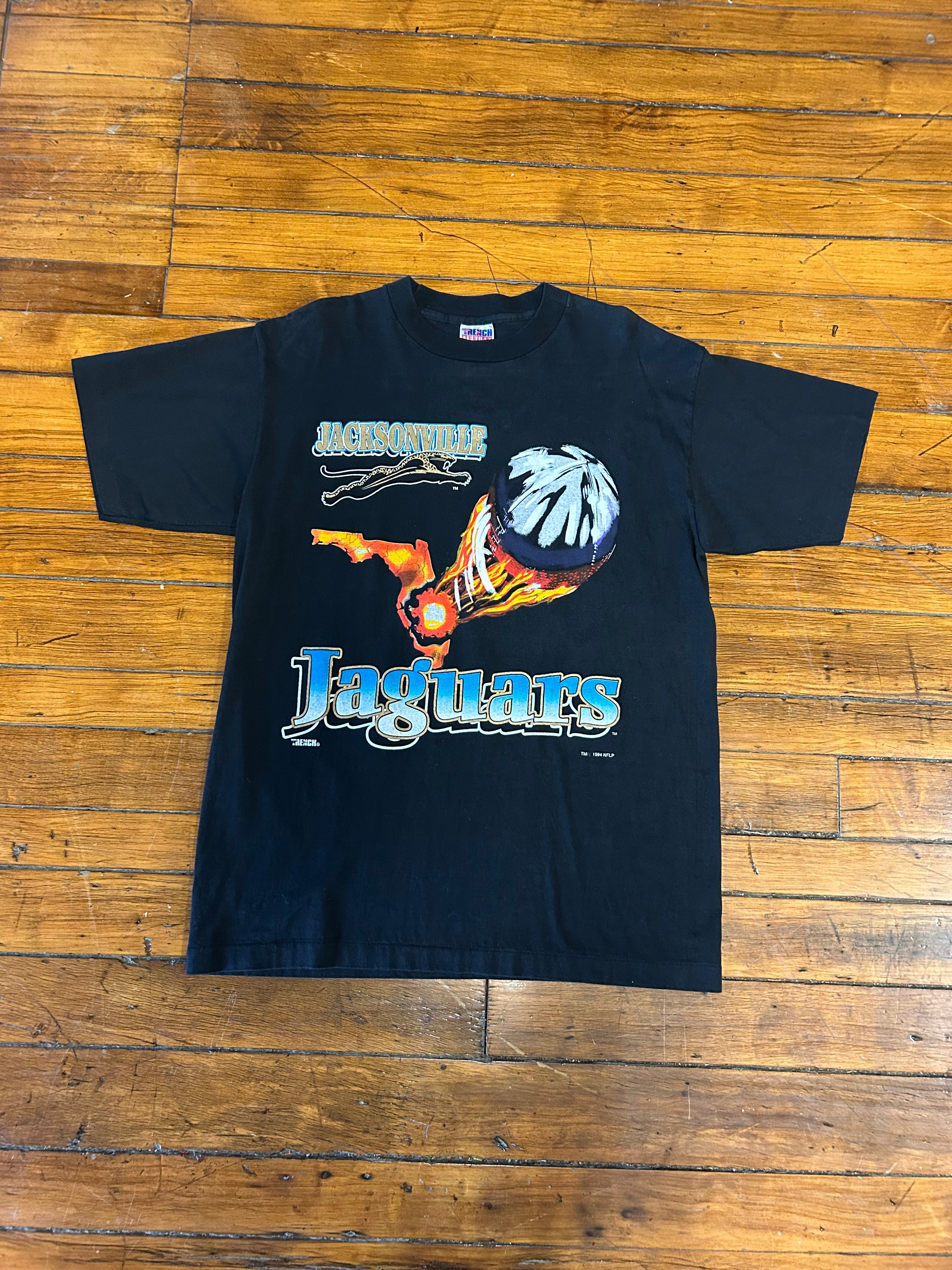 Jacksonville Jaguars NFL Trench Vintage Made In USA Vintage T-Shirt