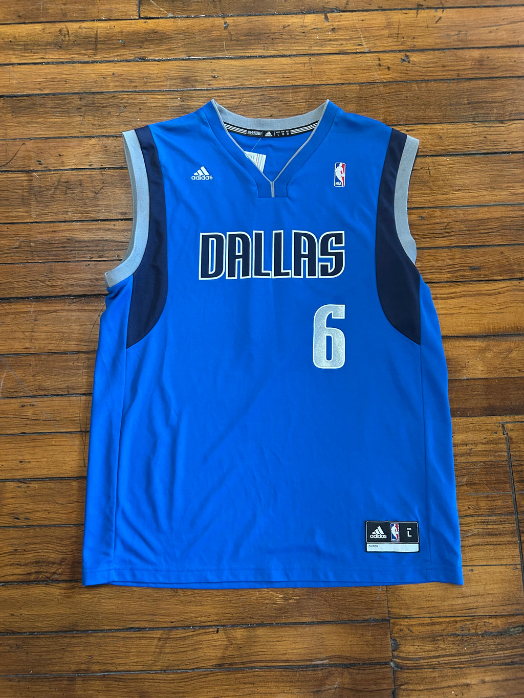 Dallas Mavericks Tyson Chandler #6 Jersey Adidas Large