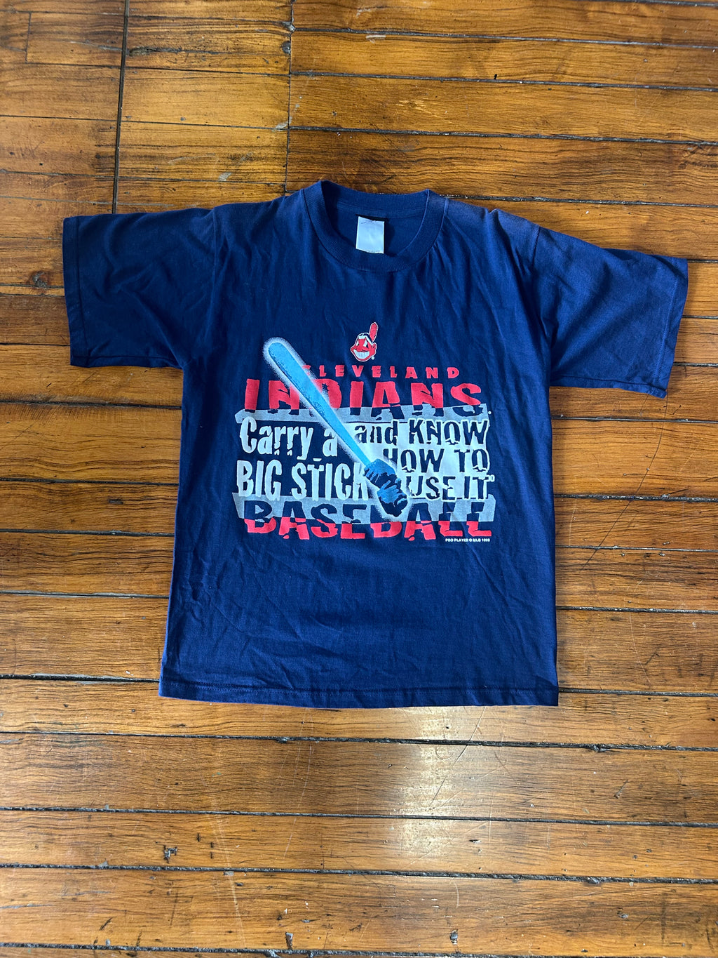 Cleveland Indians Baseball 90s Vintage T-Shirt Pro Player