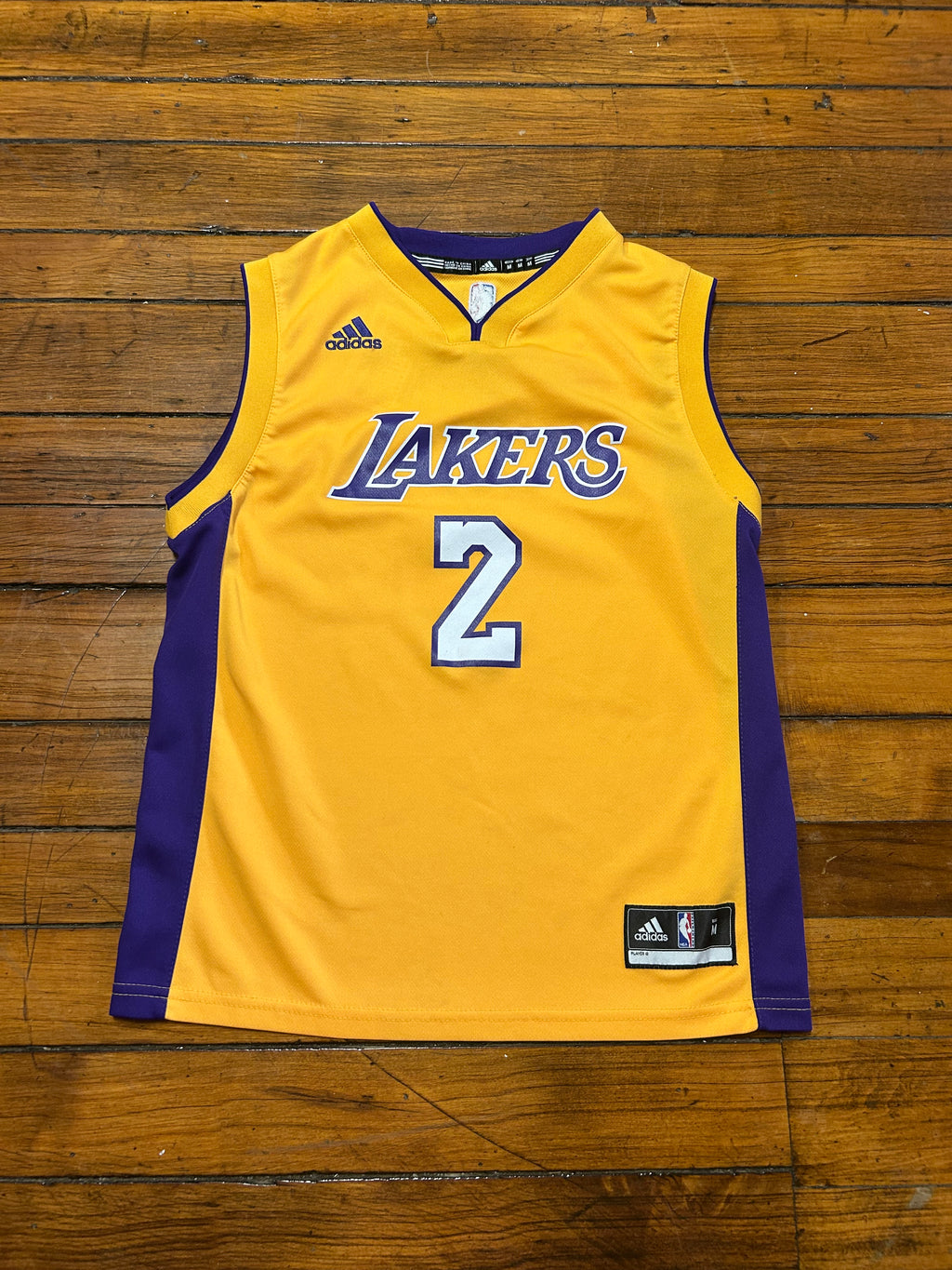 Los Angeles Lakers Lonzo Ball #2 Jersey NBA Youth Adidas