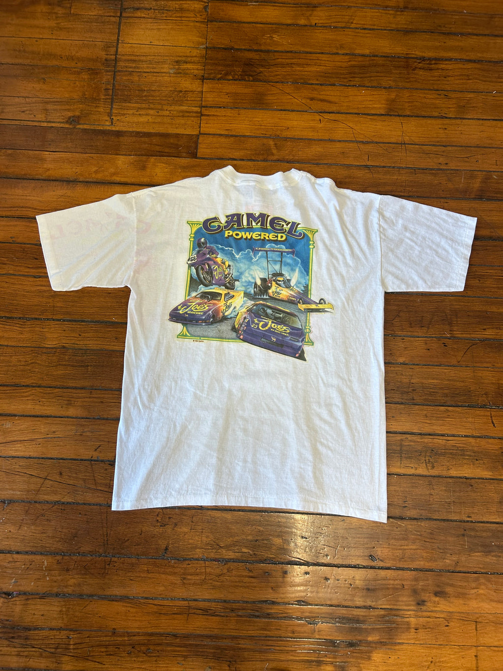 Camel Smoking Joes Racing Vintage 90s T-Shirt
