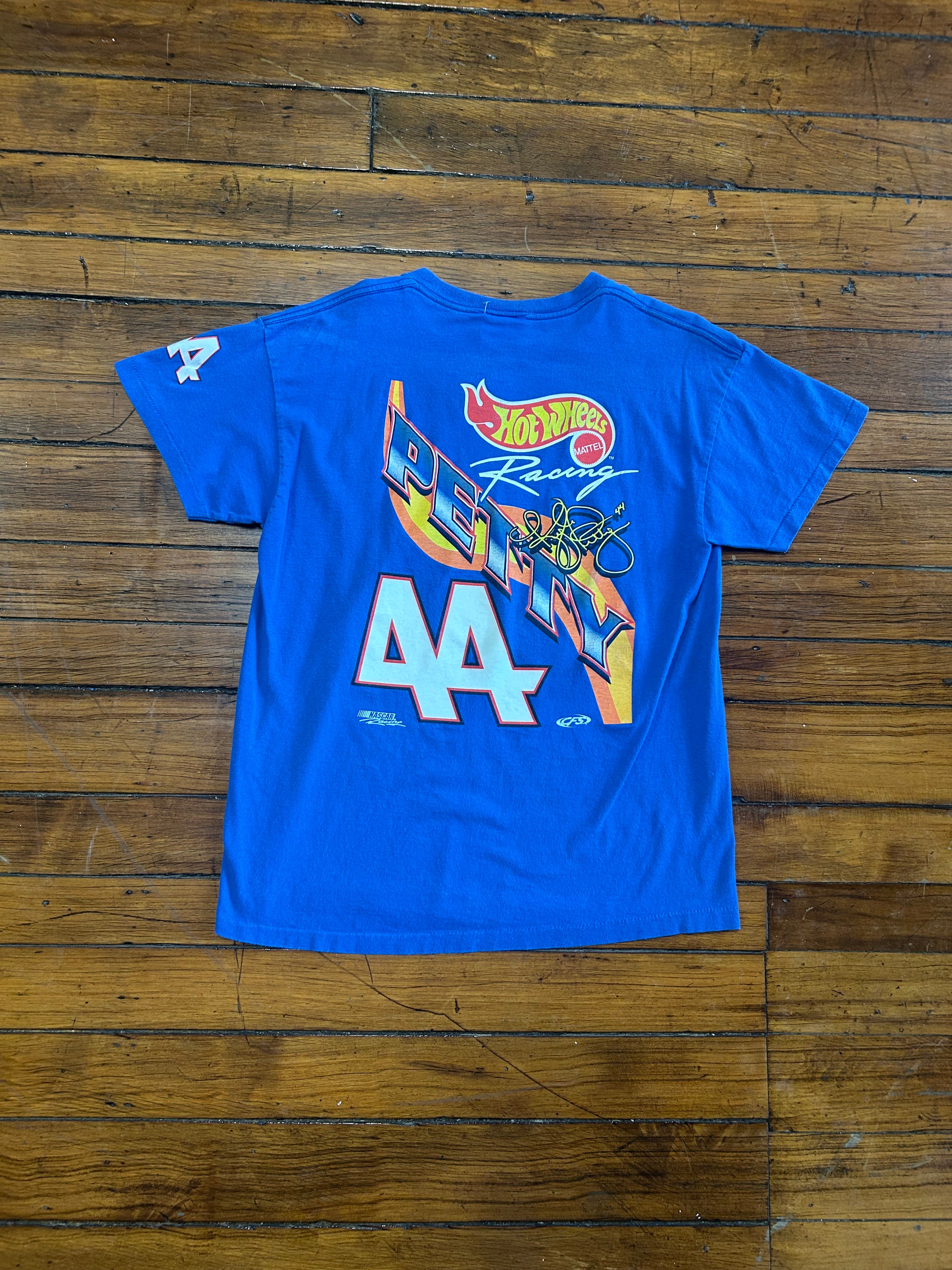 Kyle Petty Hot Wheels NASCAR #44 Mattel Racing Shirt