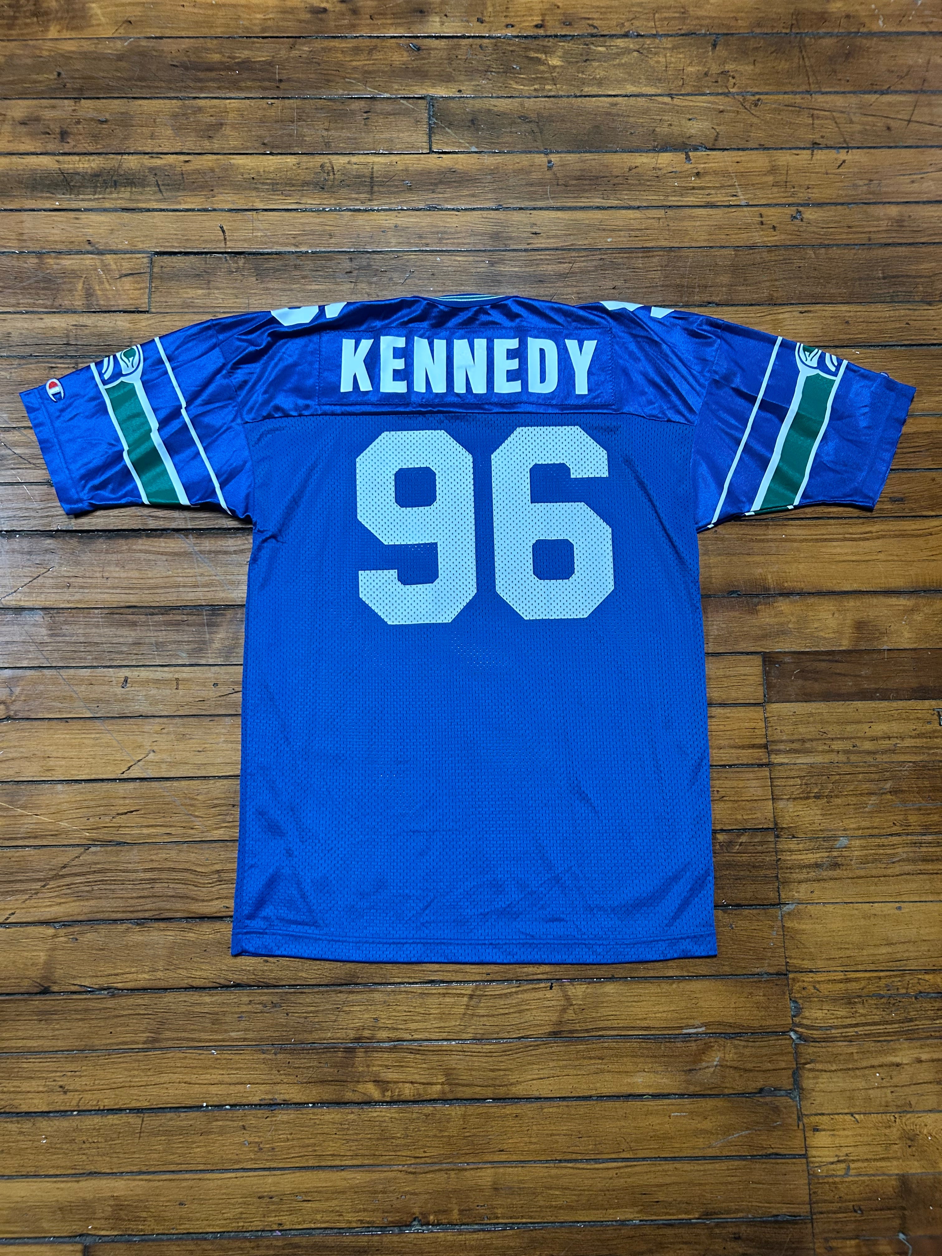 Seattle Seahawks Cortez Kennedy Vintage Champion 90s Jersey