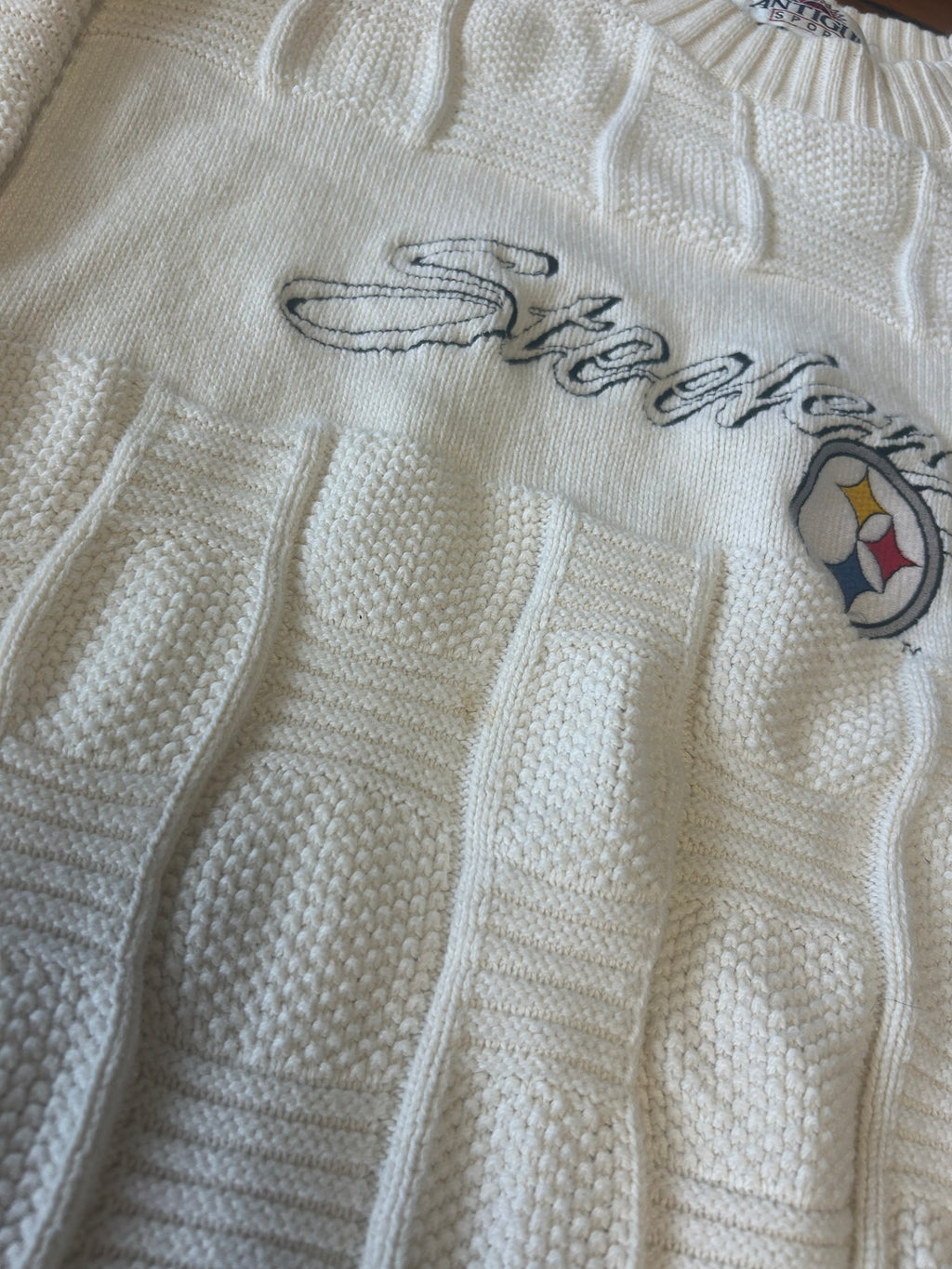 Pittsburgh Steelers 90s Vintage Antigua Knit Sweater