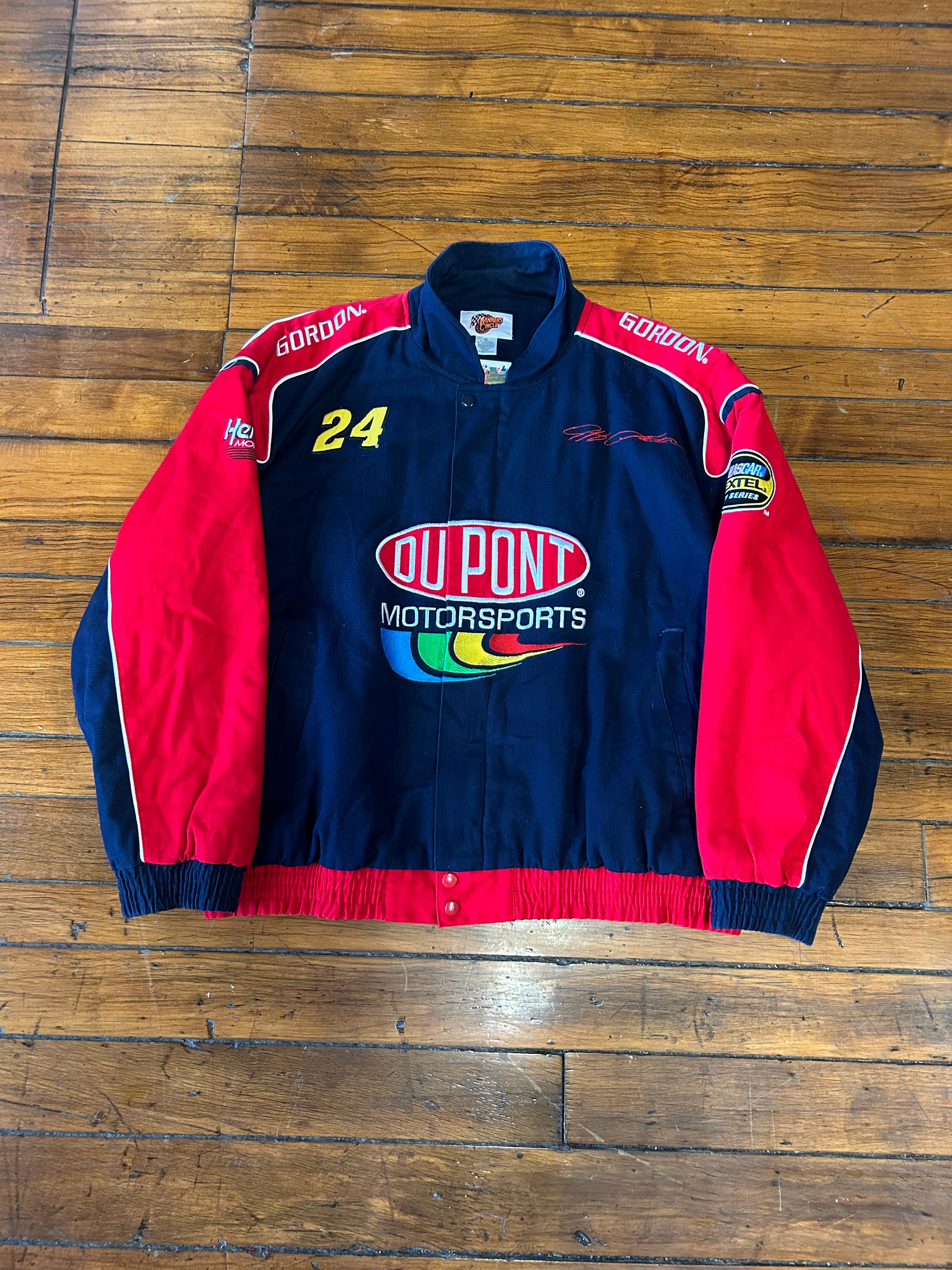 Jeff Gordon NASCAR DuPont Motorsports Vintage Racing Jacket