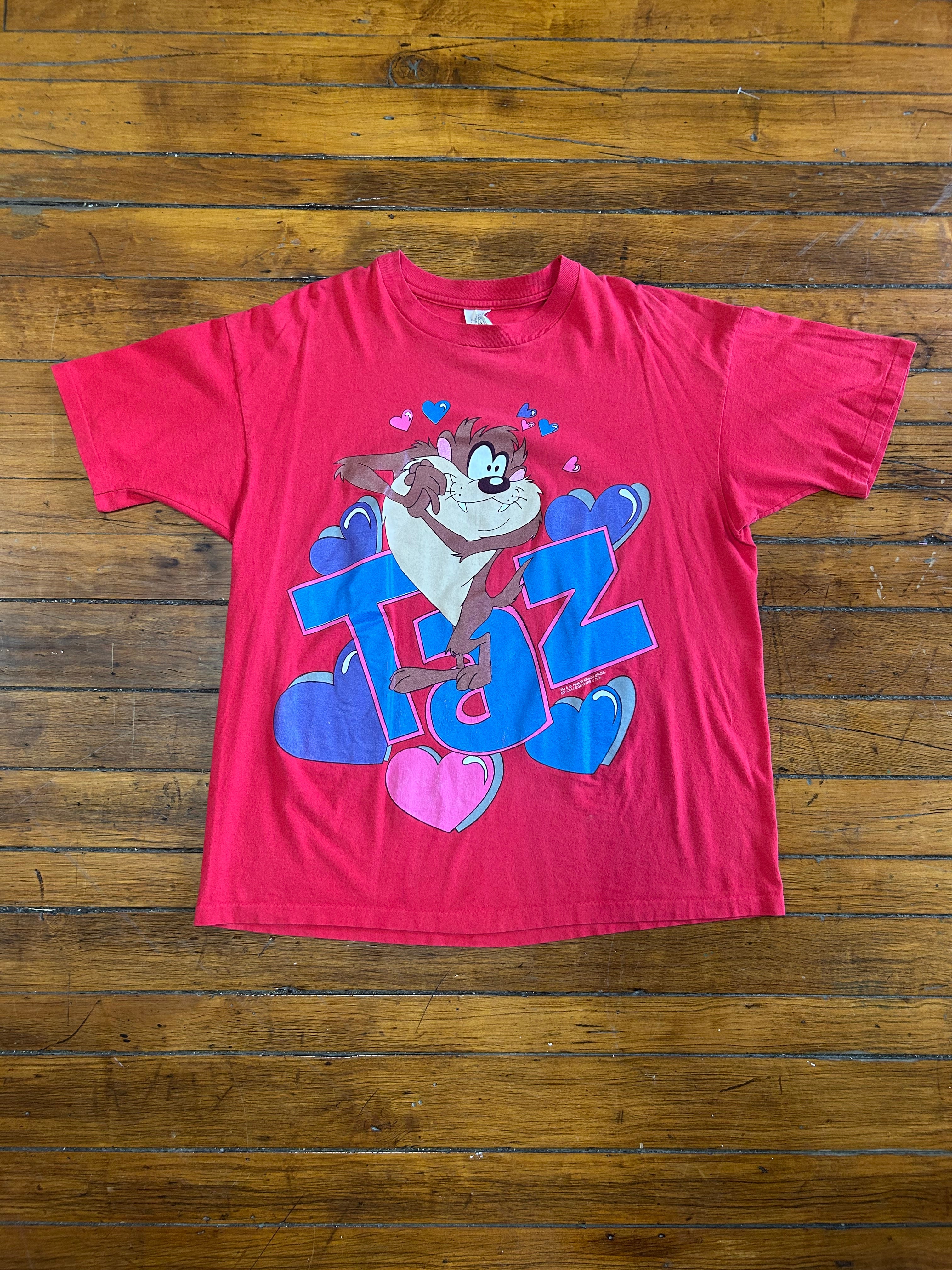 Vintage Tazmanian Devil Looney Tunes “Hearts” T-Shirt
