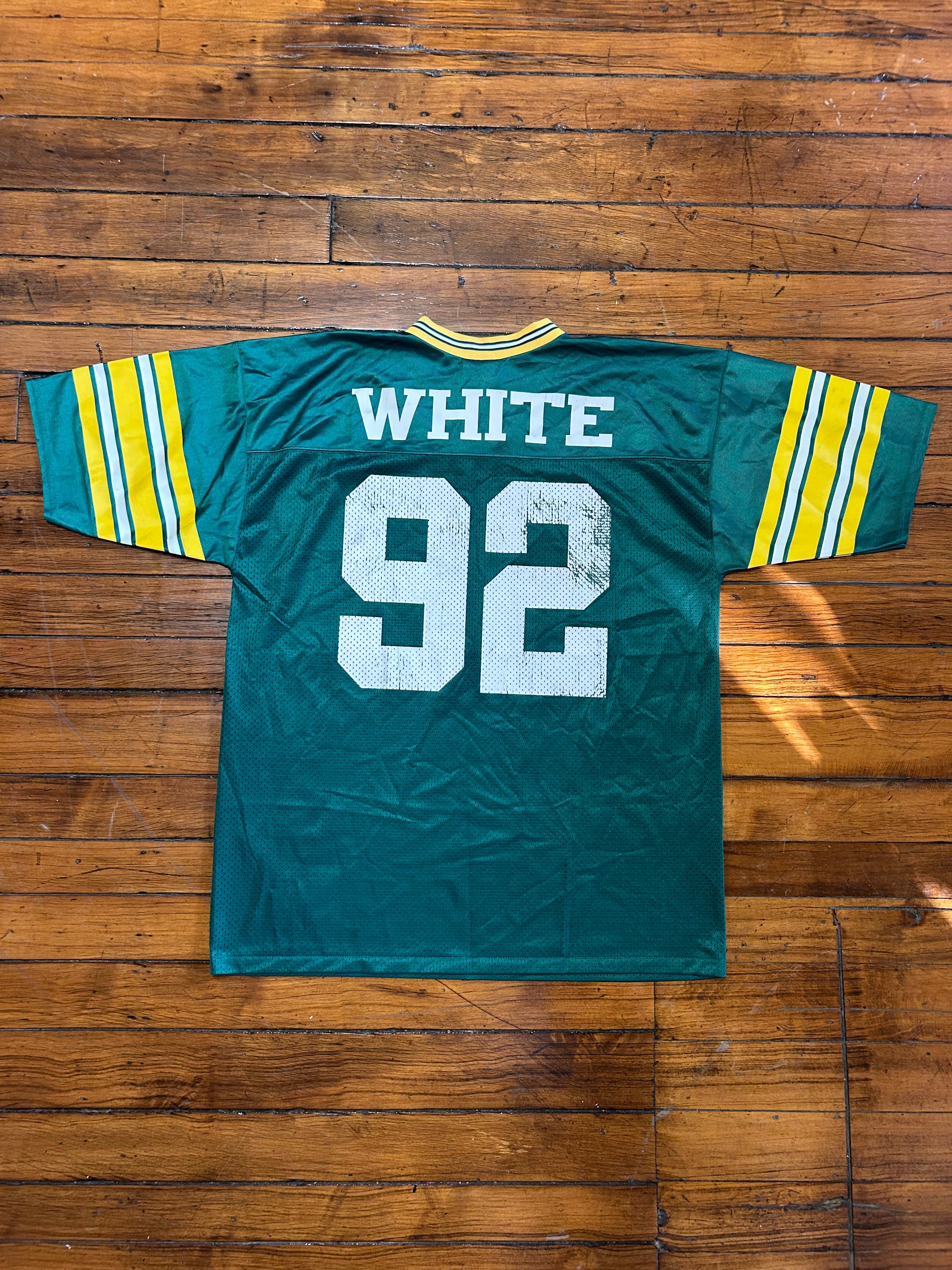 Green Bay Packers Reggie White #92 Jersey Logo Athletic