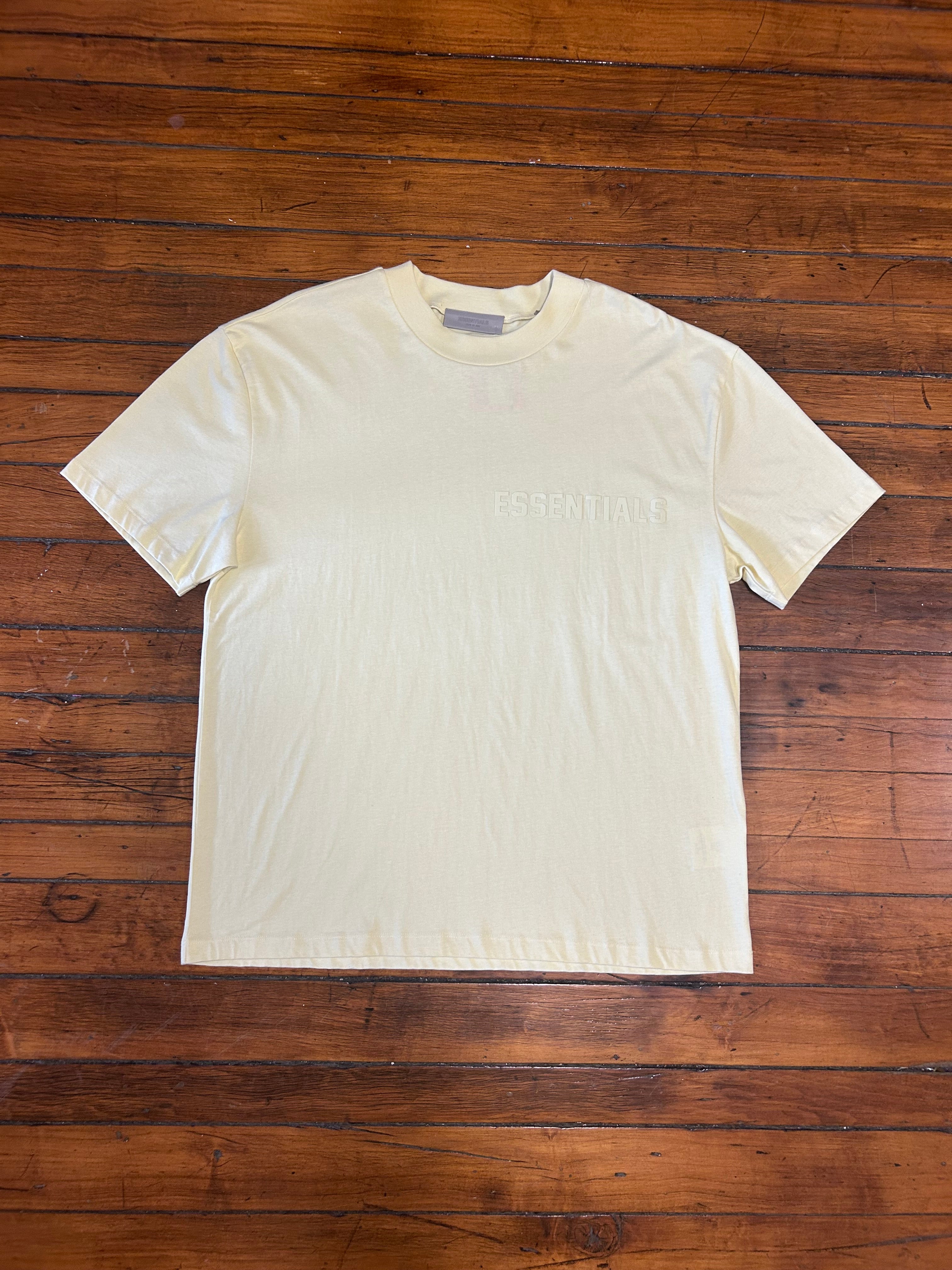 Essentials Fear Of God Yellow Short Sleeve Shirt