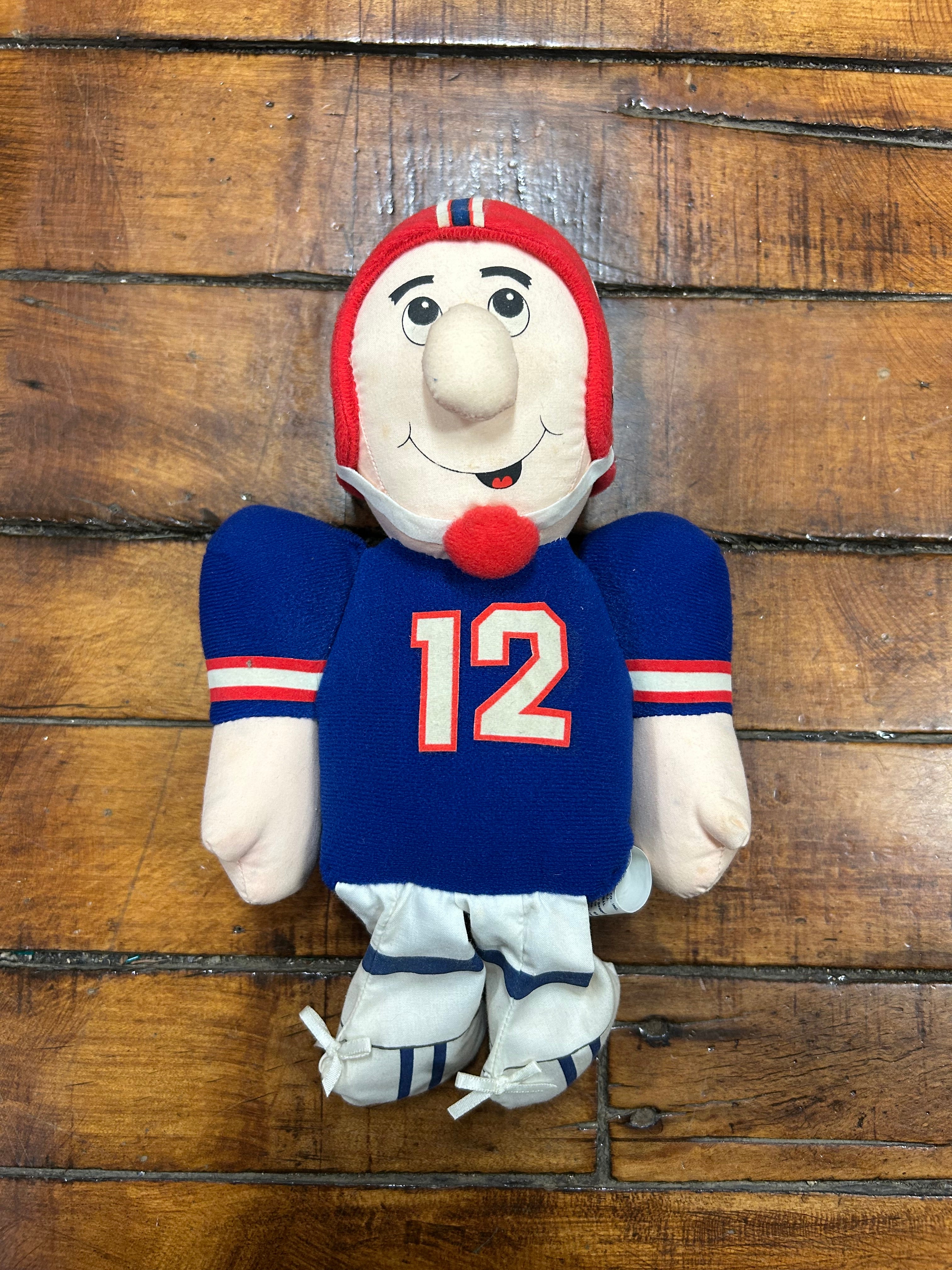 Buffalo Bills Jim Kelly Vintage Plush Doll