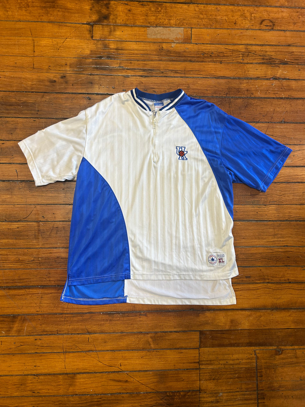 Kentucky University Basketball Wildcats Warmup Shirt 90s