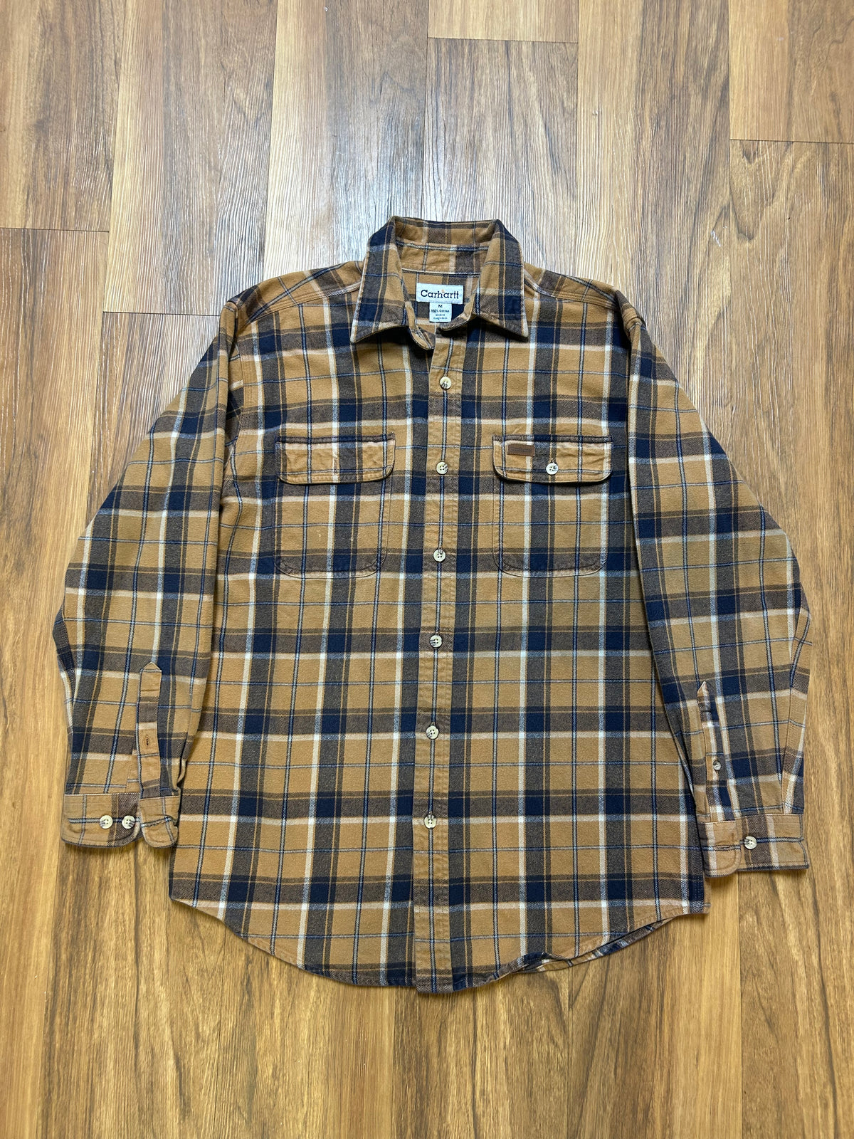 Carhartt Workwear Plaid Flannel Long Sleeve Shirt