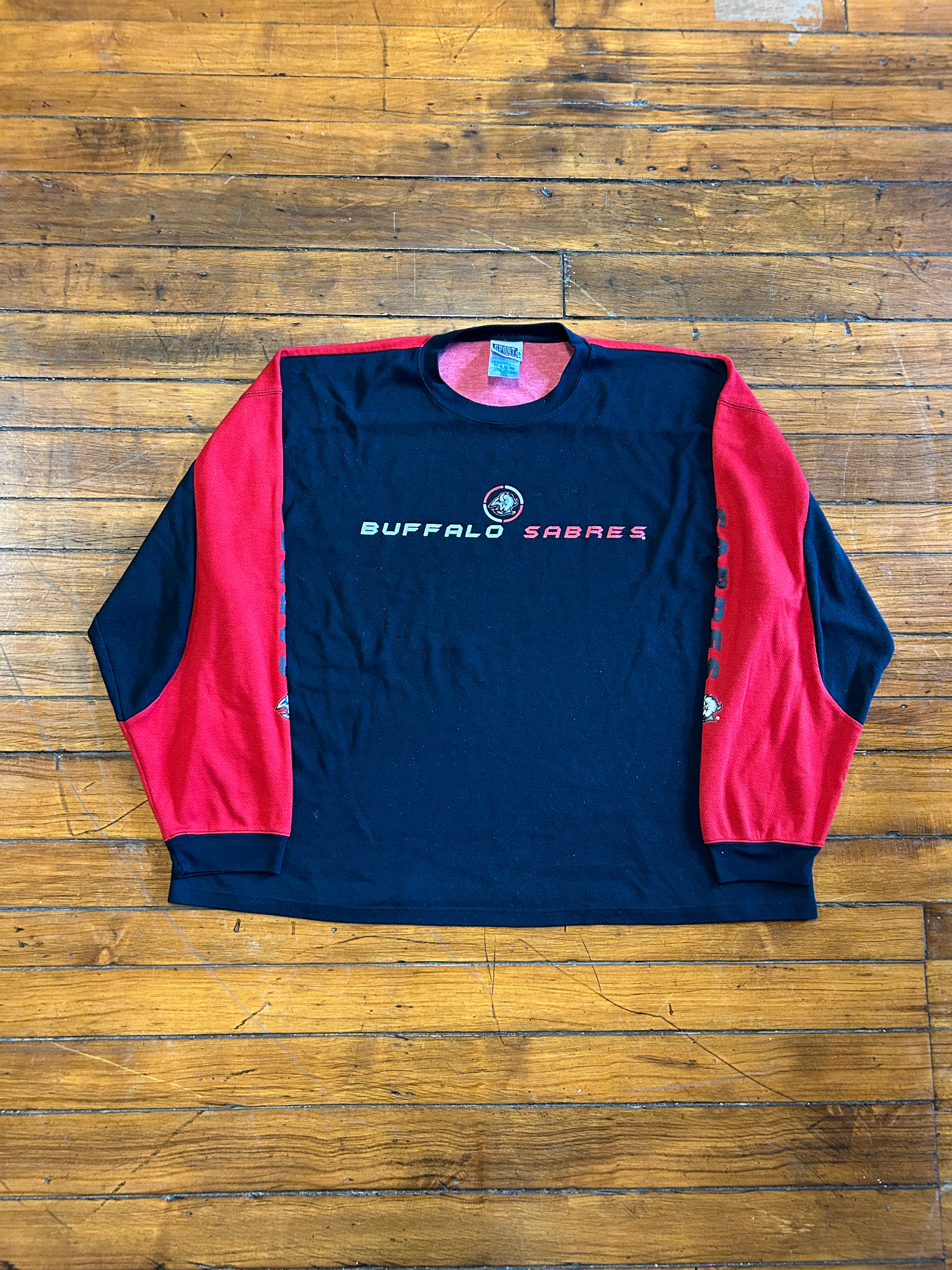 Buffalo Sabres Vintage Goathead NHL Hockey Longsleeve Shirt