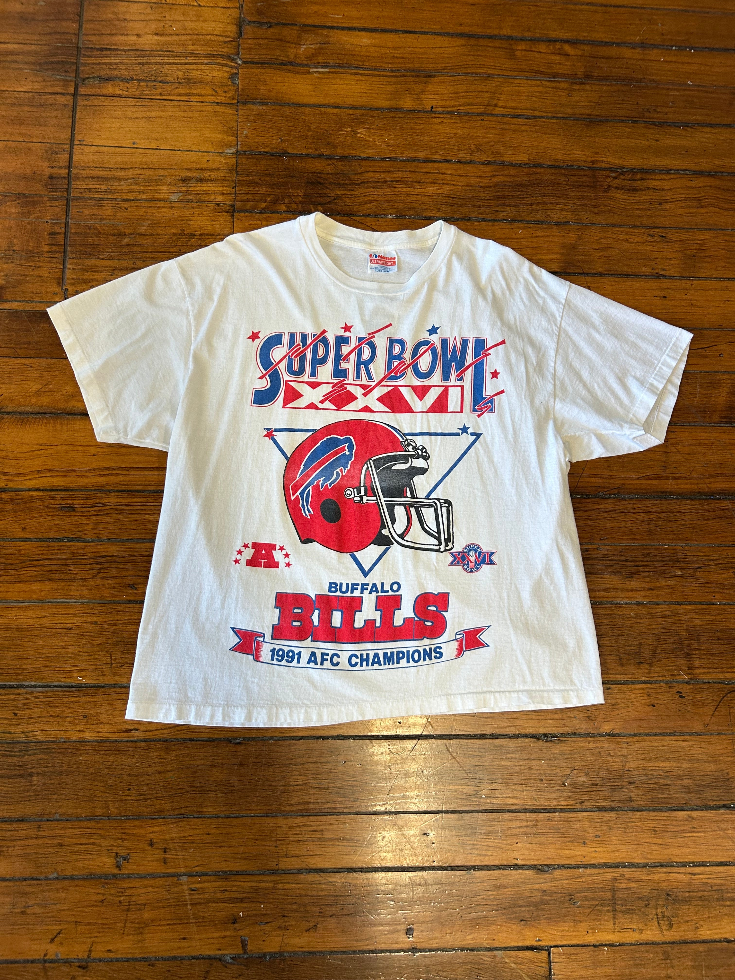 Buffalo Bills Vintage Super Bowl XXVI T-Shirt 90s