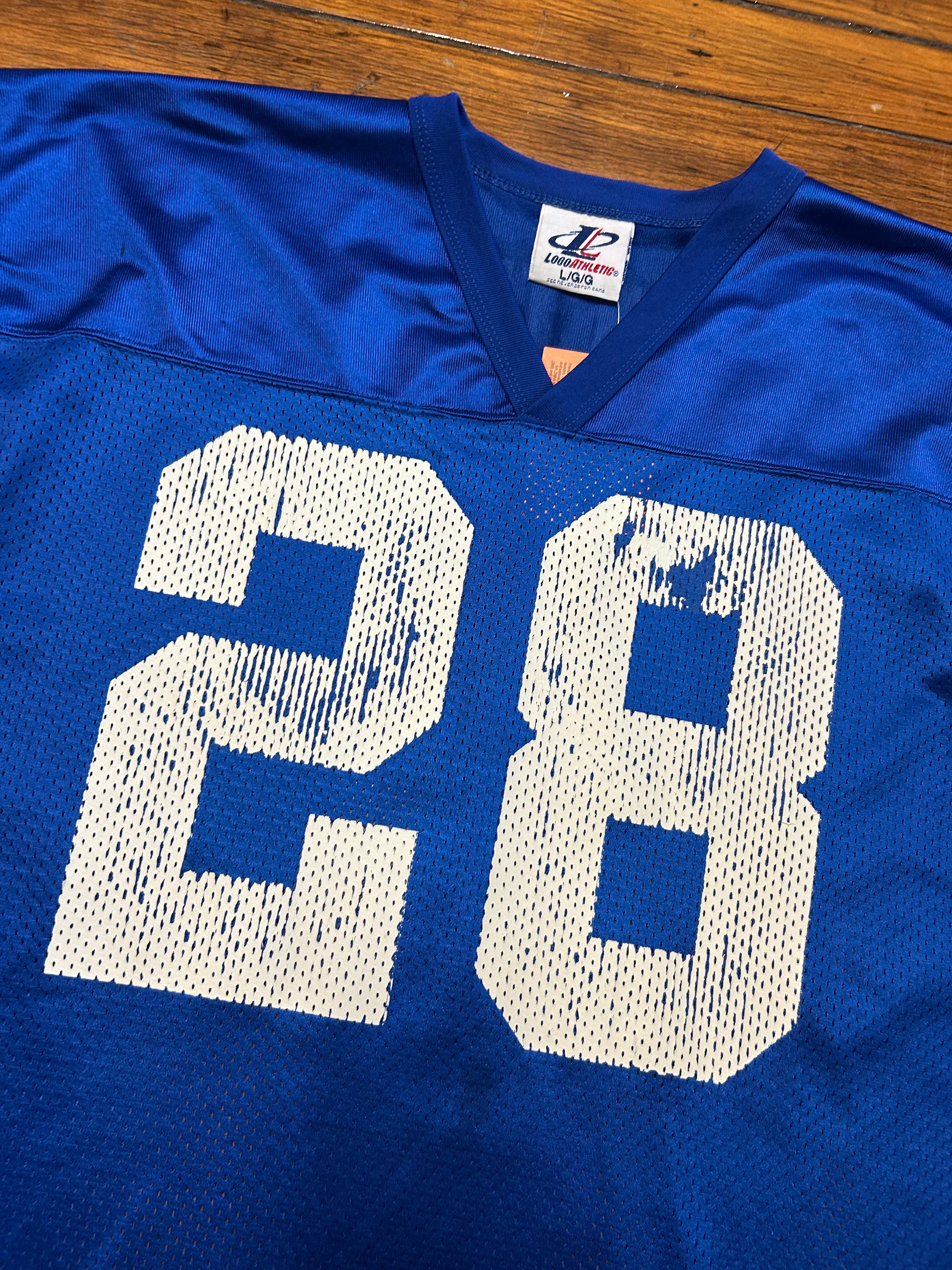 Indianapolis Colts Marshall Faulk #28 Jersey Logo Athletic