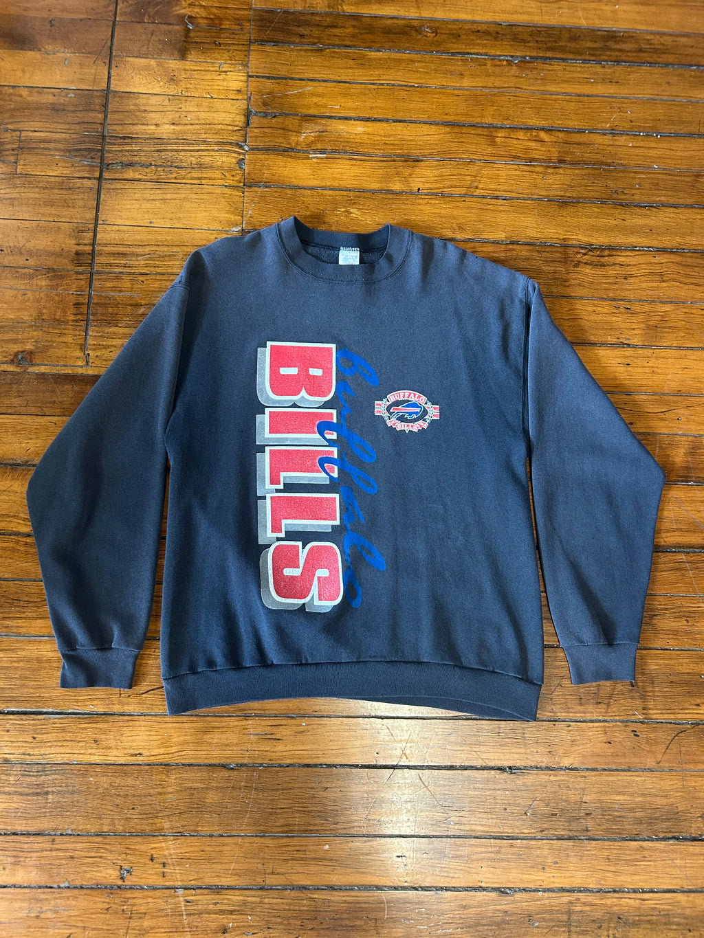 Buffalo Bills Trench NFL Vintage Crewneck
