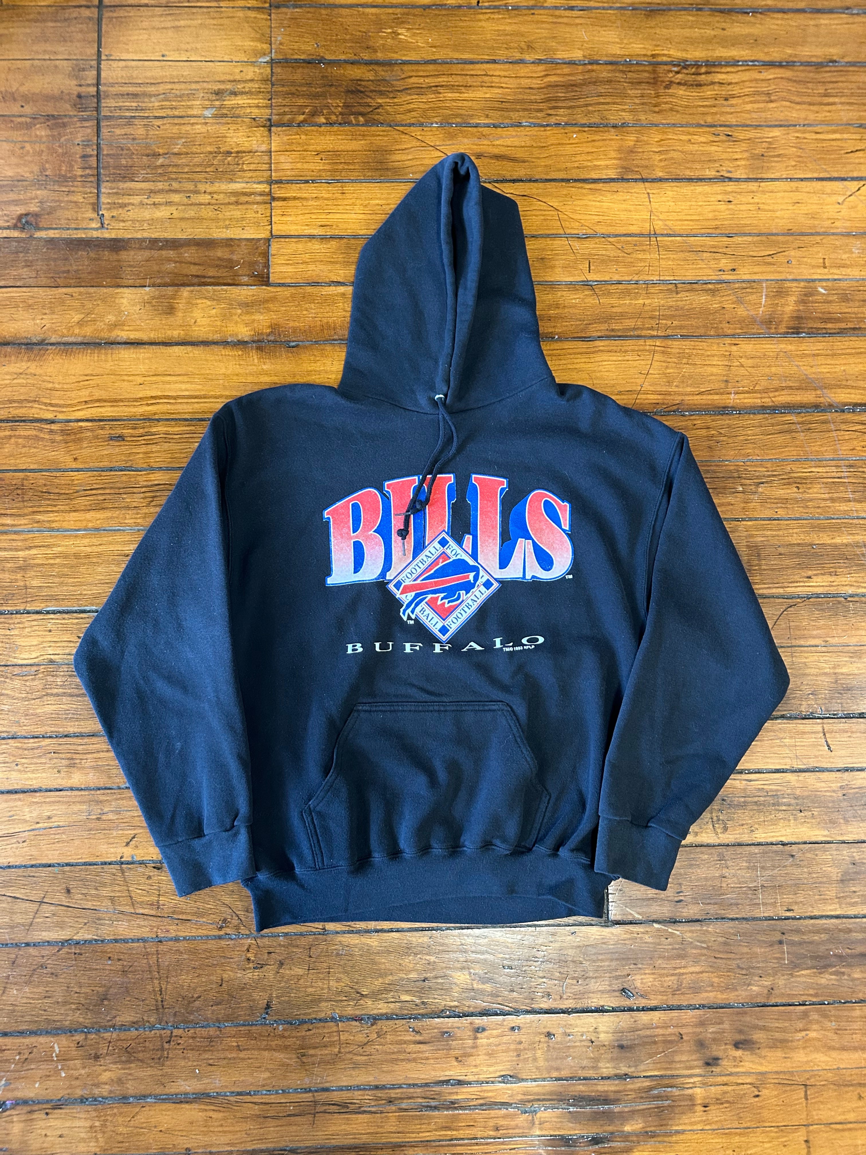 Buffalo Bills Vintage NFL 1990s Hooded Sweatshirt