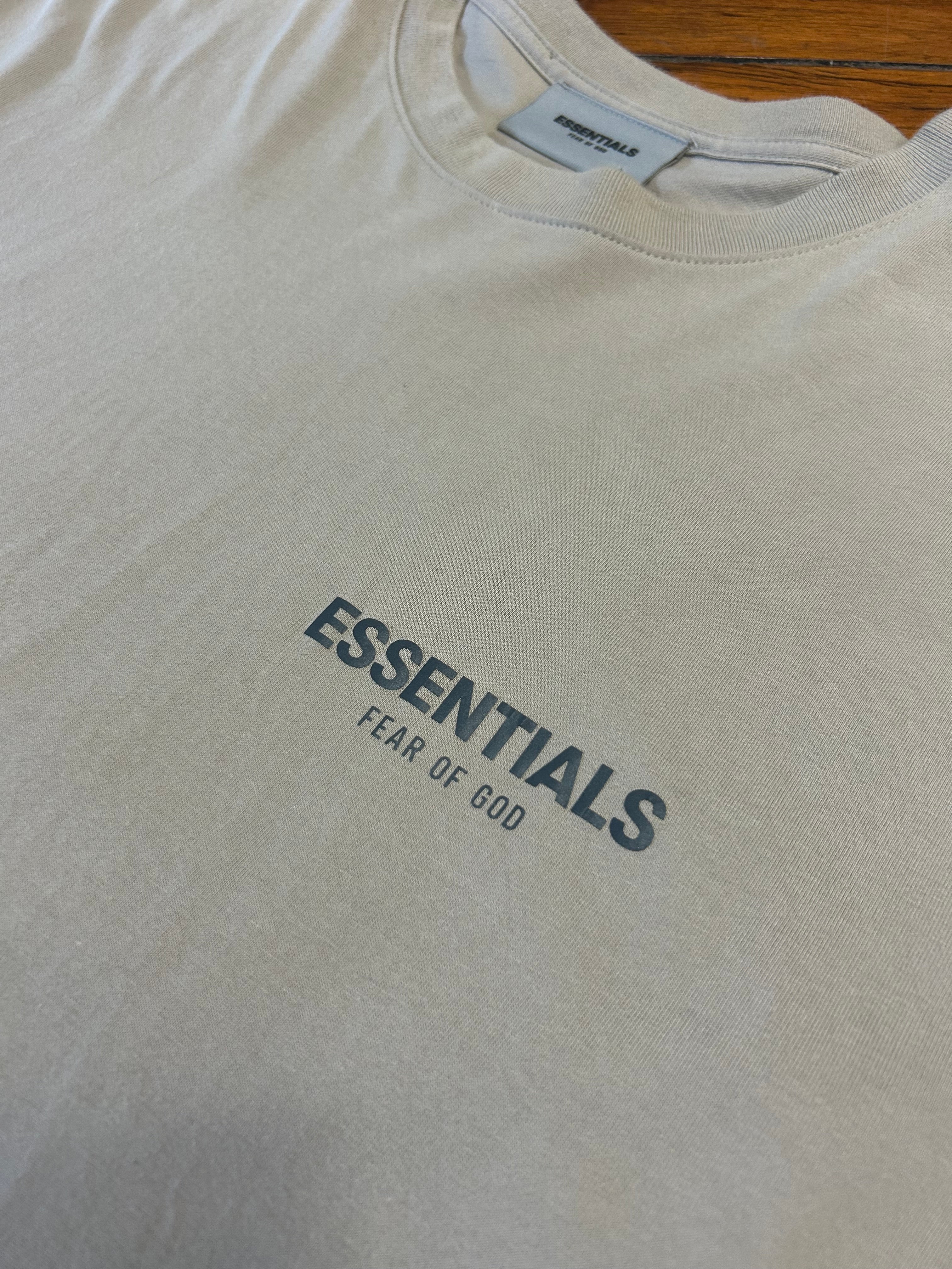 Essentials Fear Of God Tan Short Sleeve Shirt