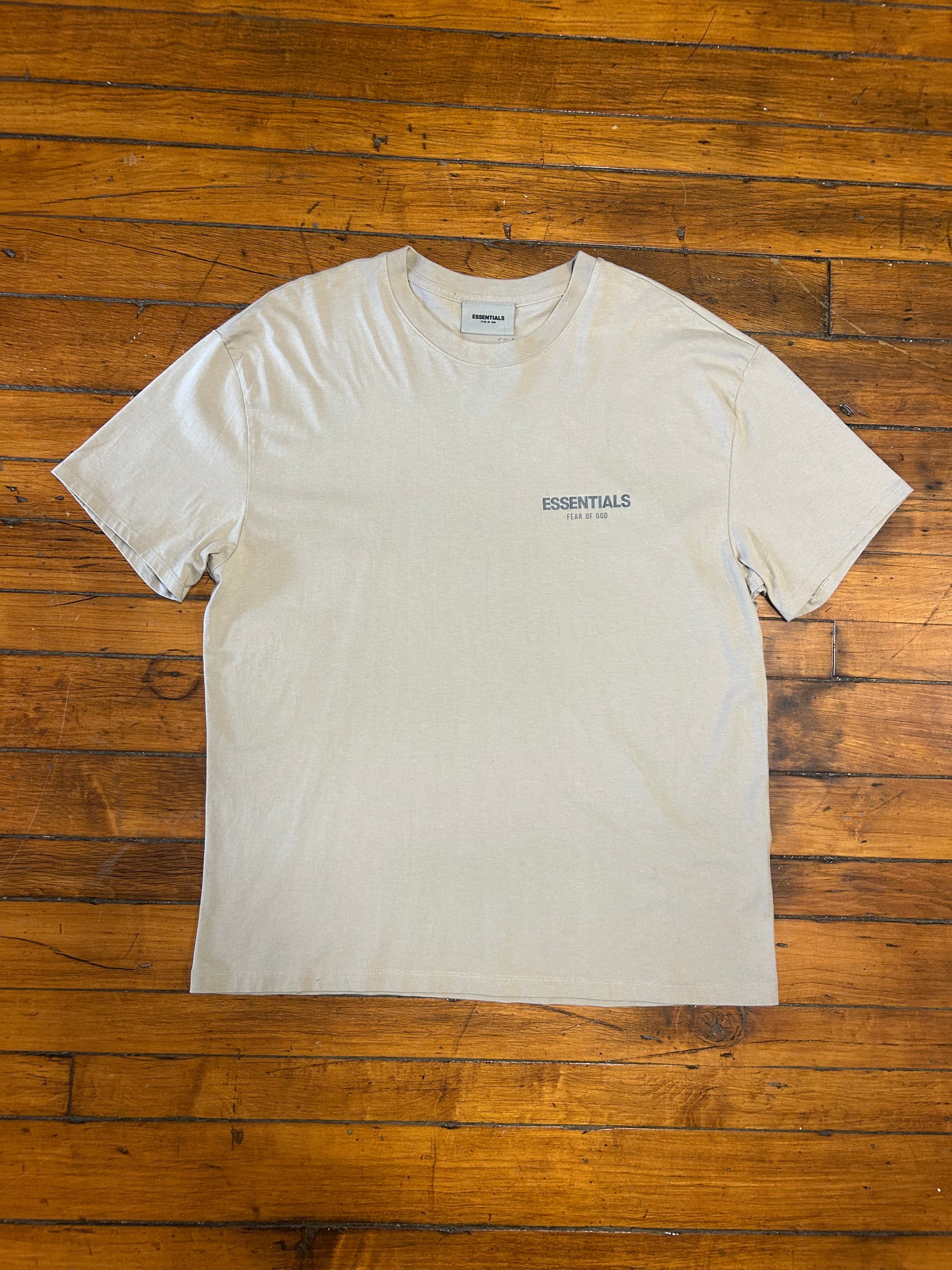 Essentials Fear Of God Tan Short Sleeve Shirt