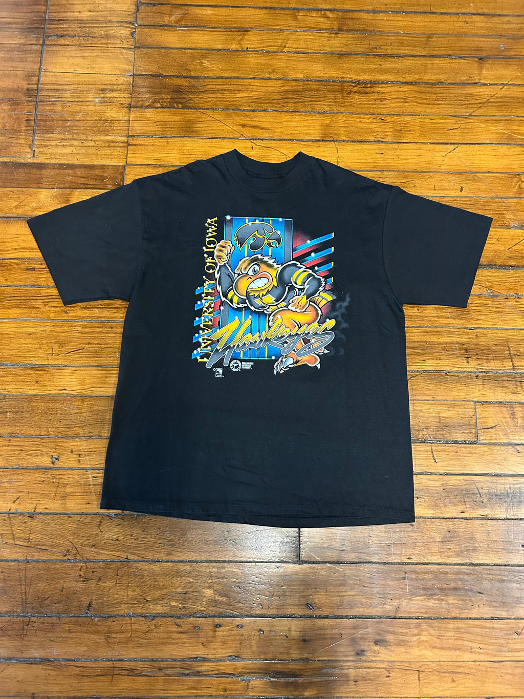 Iowa University Hawkeyes Vintage 90s Graphic T-Shirt