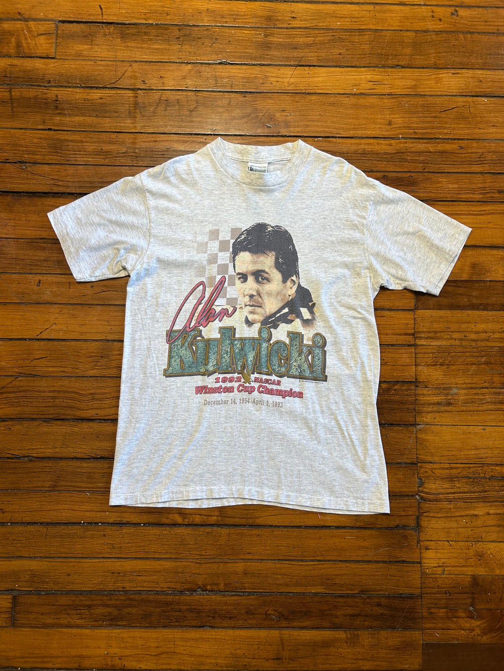 Alan Kulwicki NASCAR 1992 Winston Cup Champion T-Shirt