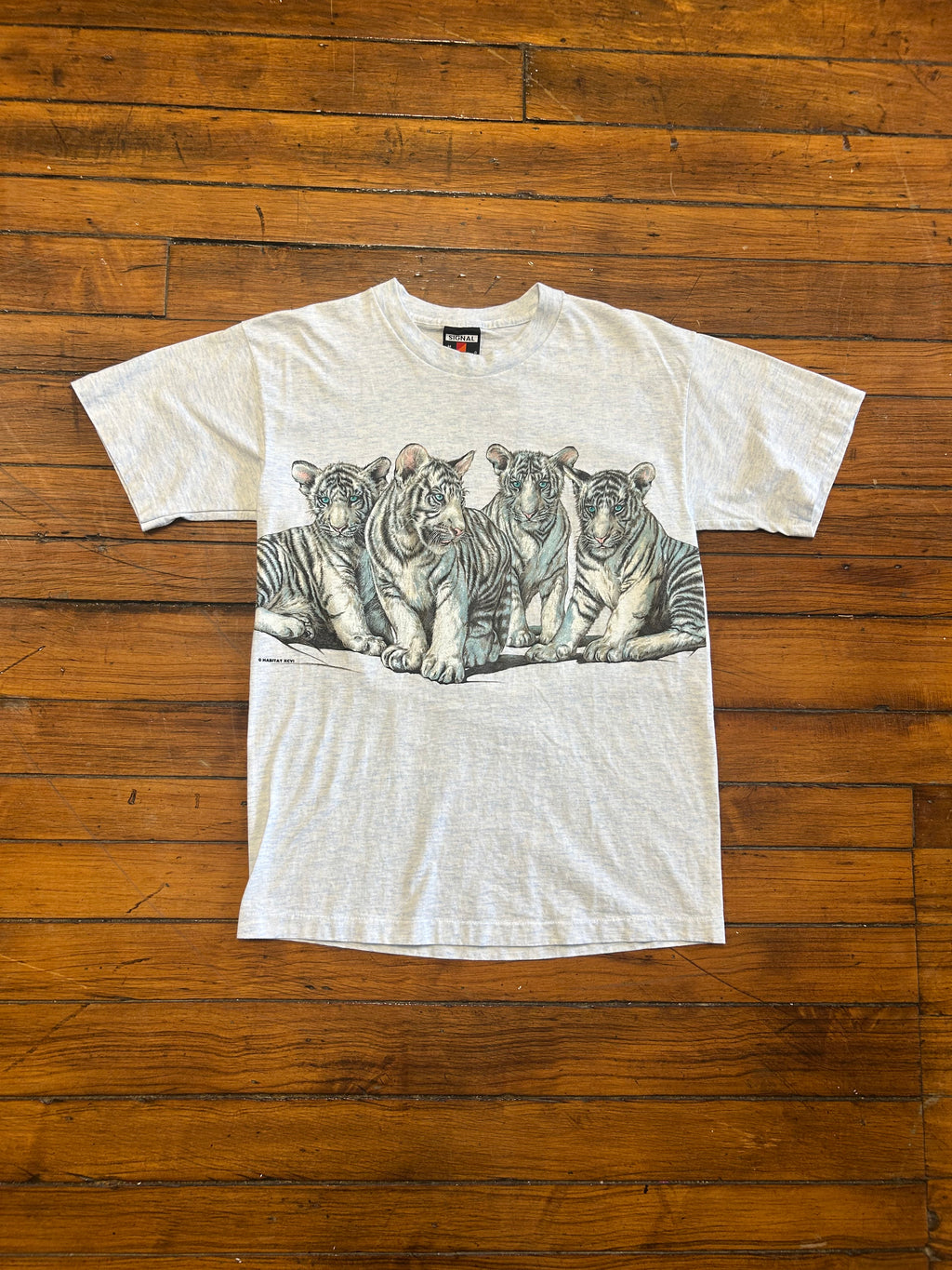 Animal Nature Tiger Wrap Around Vintage T-Shirt