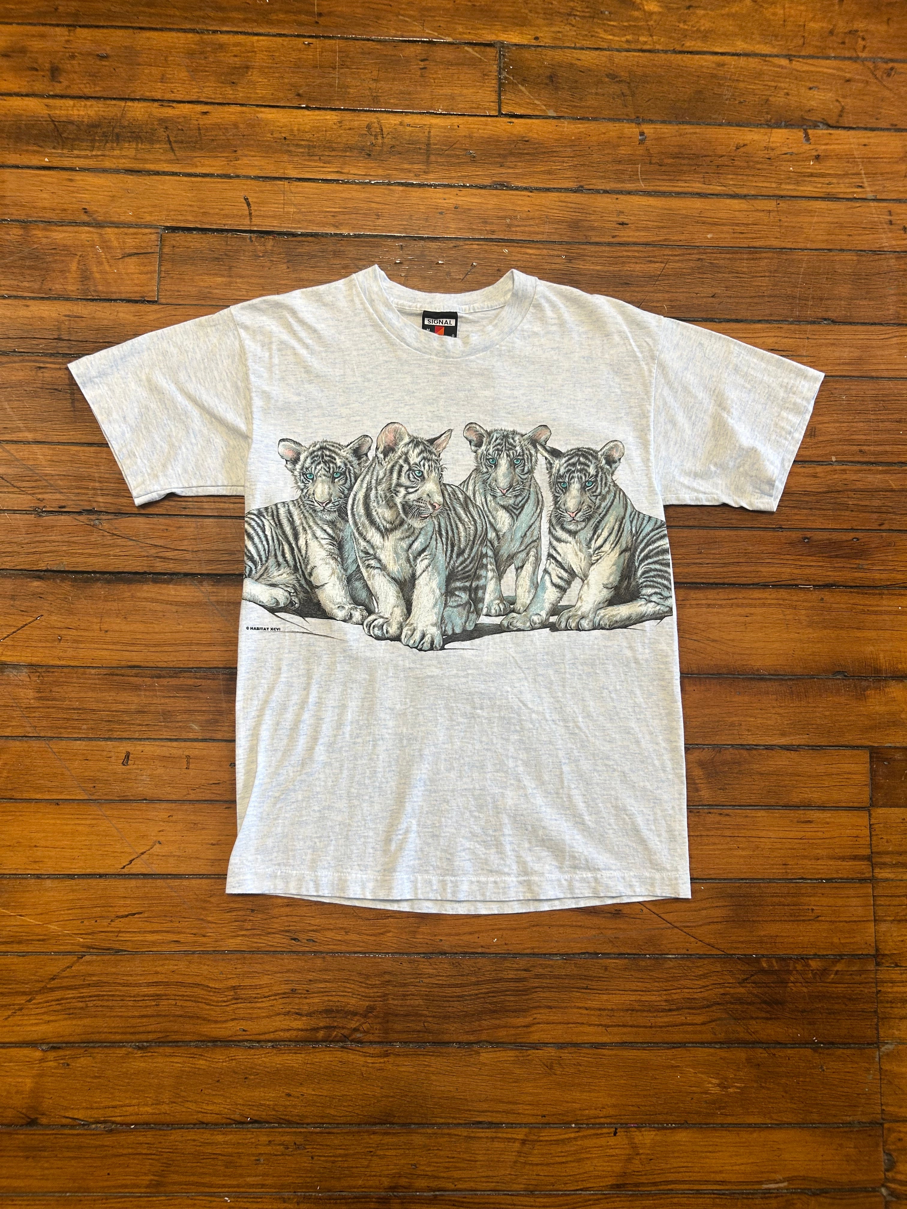 Animal Nature Tiger Wrap Around Vintage T-Shirt