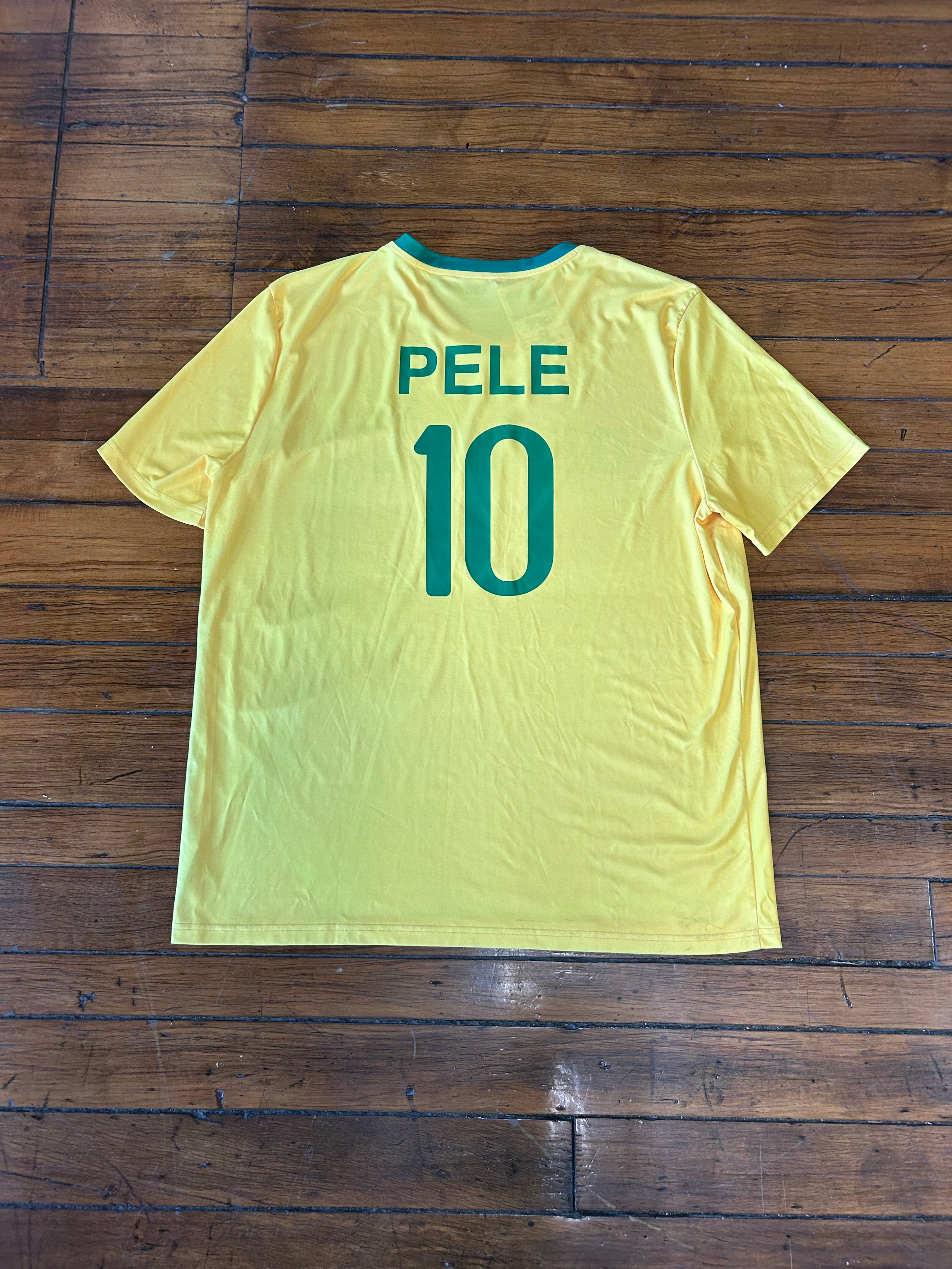 Brasil Men’s Pele #10 Geo Print Jersey Men’s