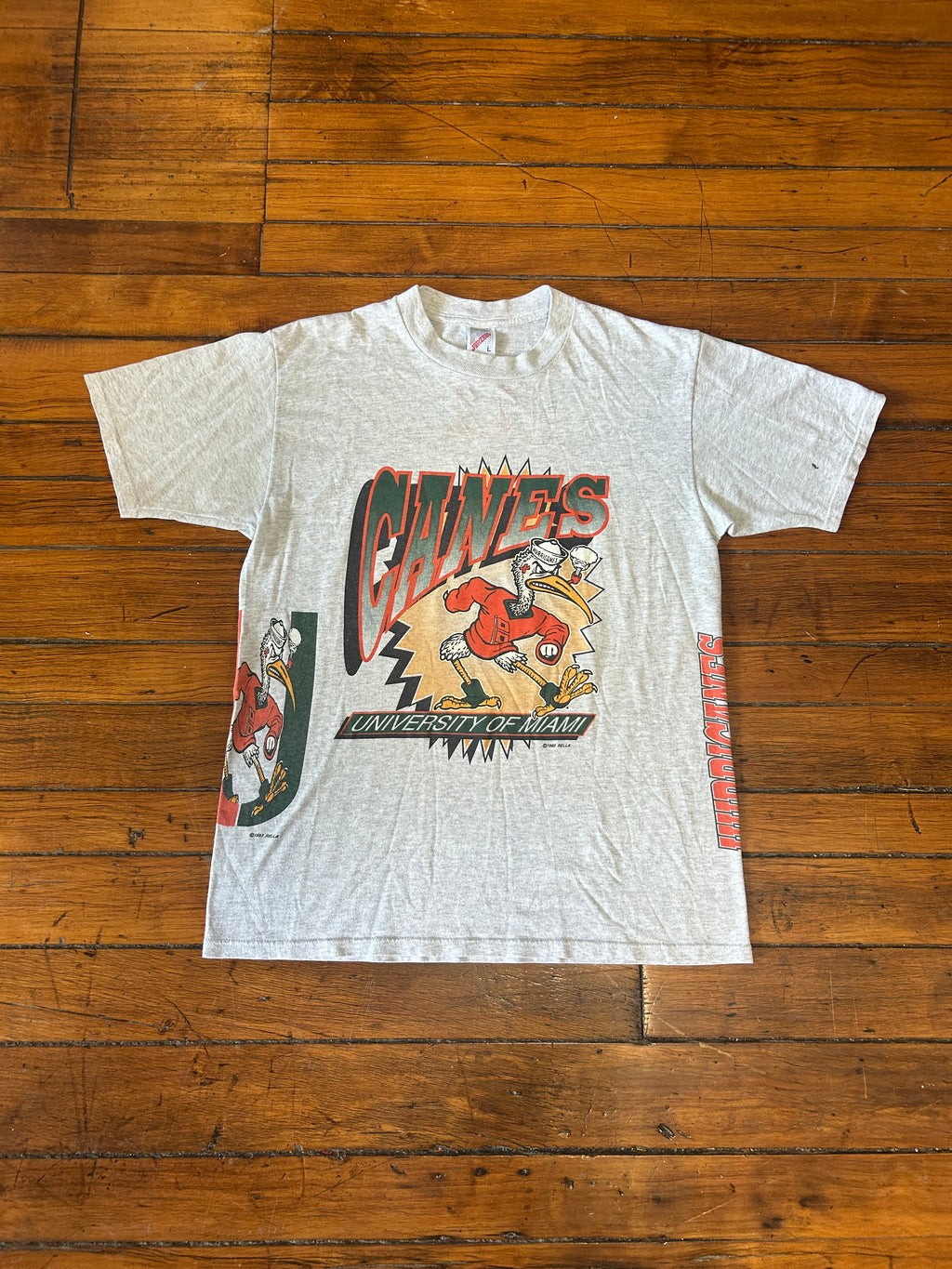Miami Hurricanes Vintage 90s Made In USA Vintage T-Shirt Men’s