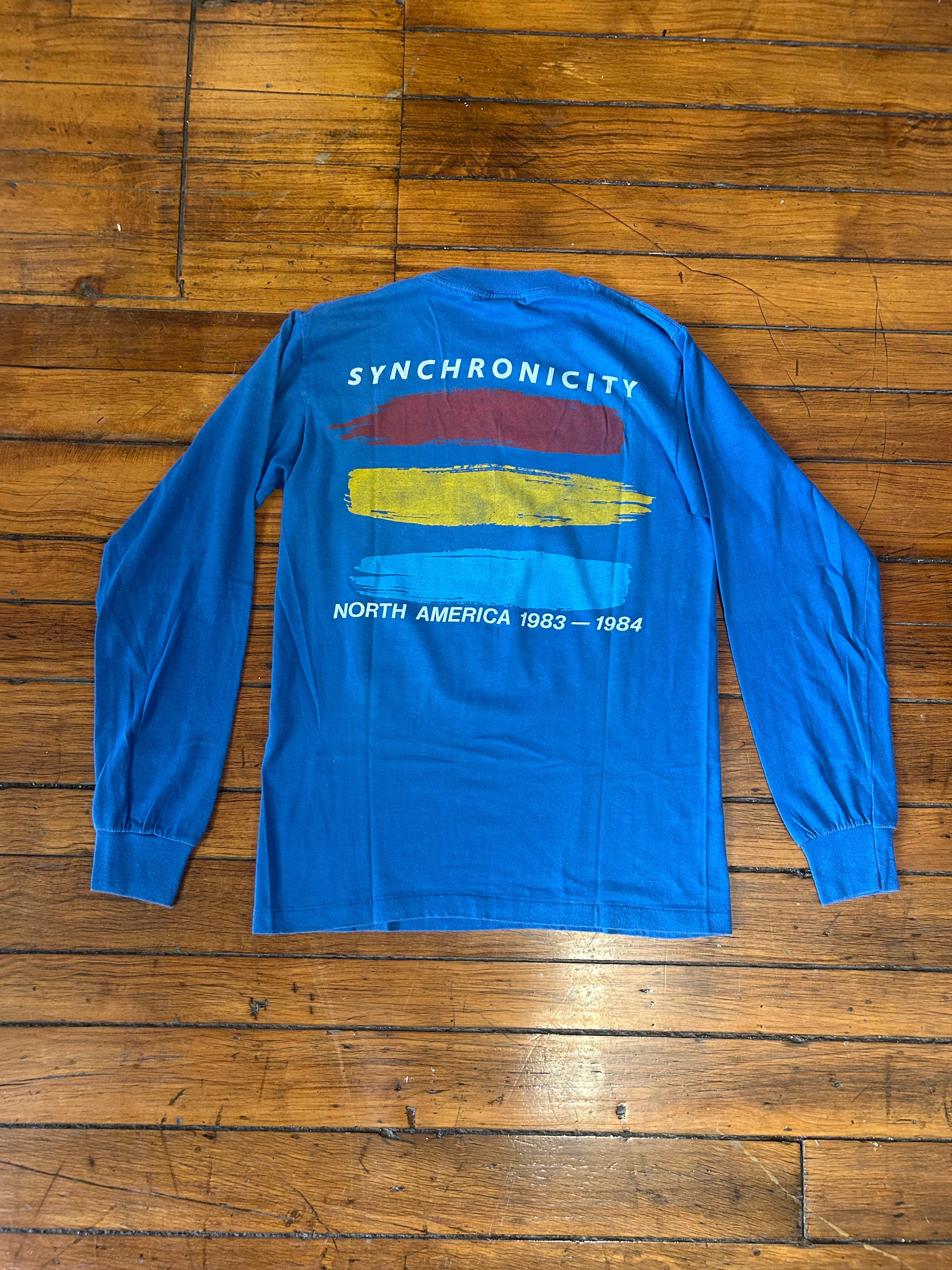 The Police 1983 Synchronicity Tour Longsleeve Band Shirt