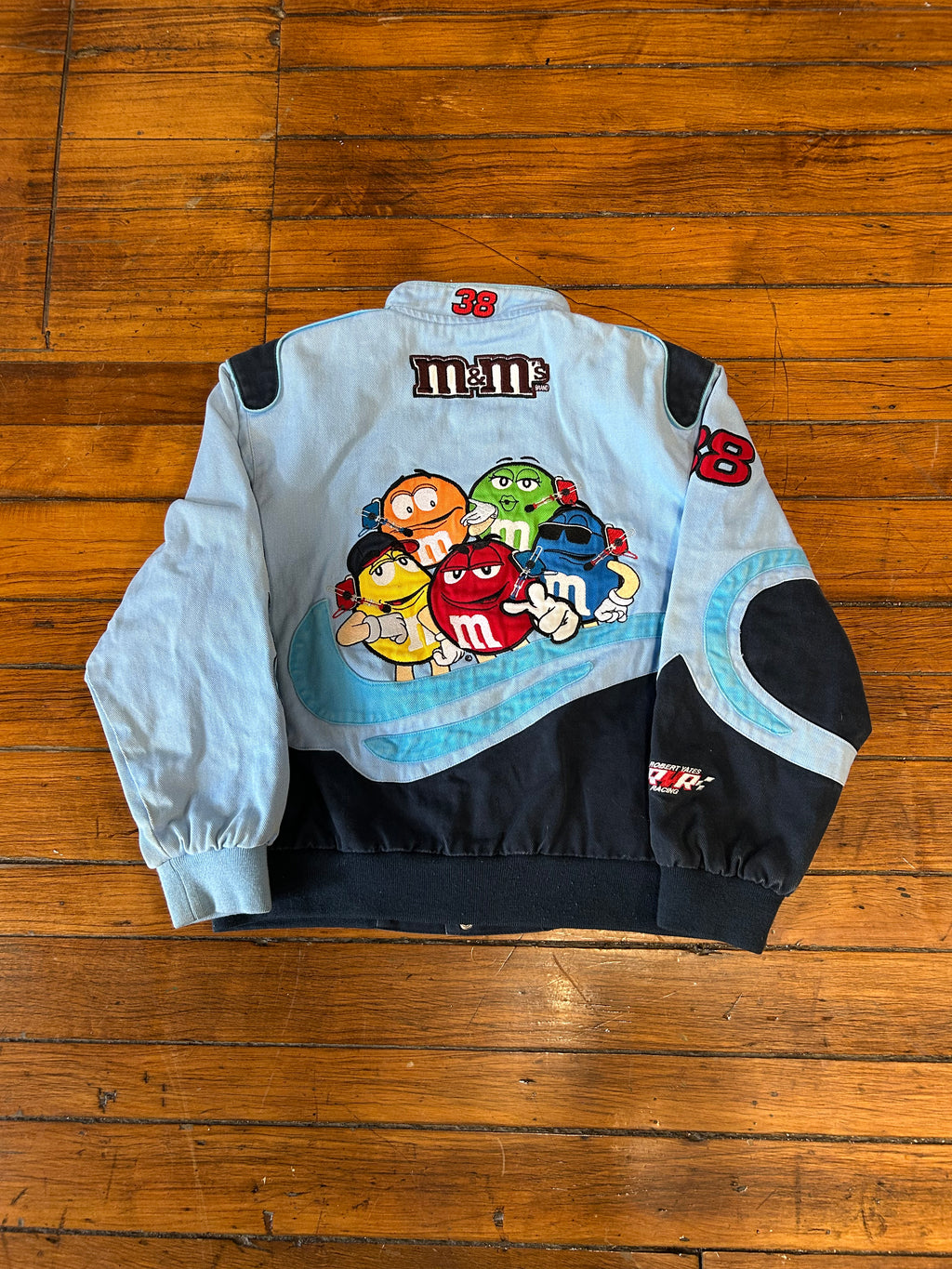 Ken Schrader M&M NASCAR #38 Racing Jacket RCR