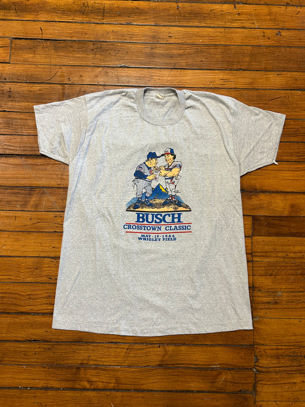 Chicago Cubs ‘86 Crosstown Classic Vintage T-Shirt