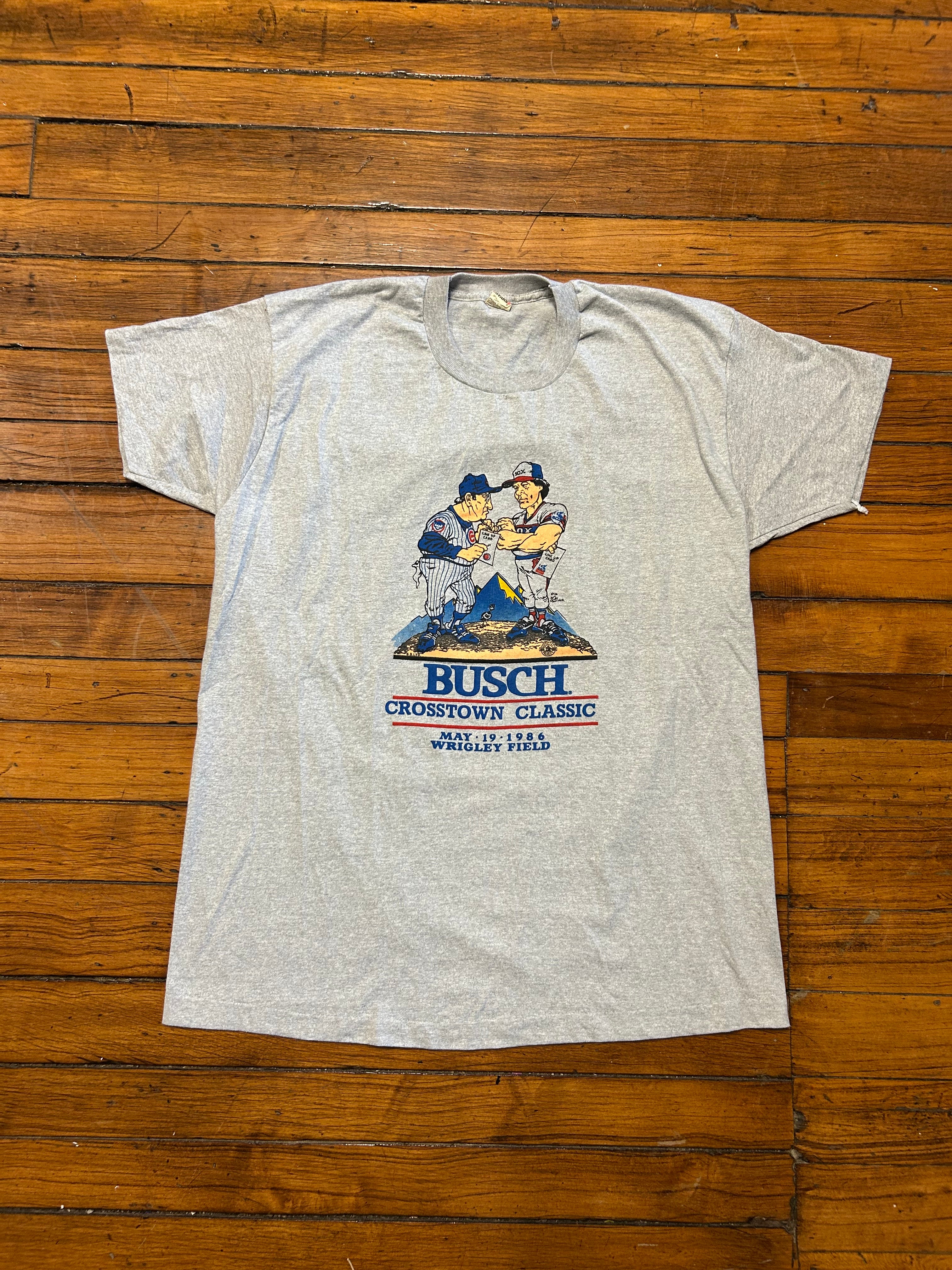 Chicago Cubs ‘86 Crosstown Classic Vintage T-Shirt