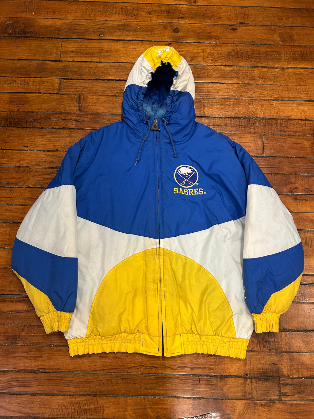 Buffalo Sabres Vintage Logo Athletic Puffer Jacket