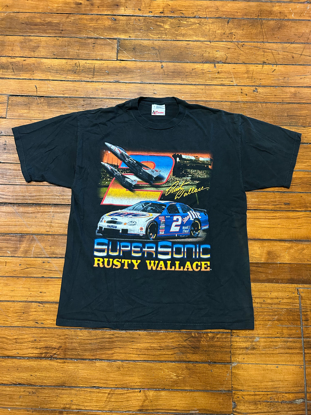 Rusty Wallace NASCAR #2 Miller Lite “SuperSonic” Vintage Shirt