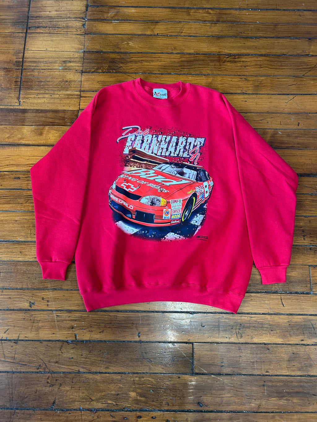 Dale Earnhardt Jr Budweiser Vintage #8 Racing NASCAR Crewneck