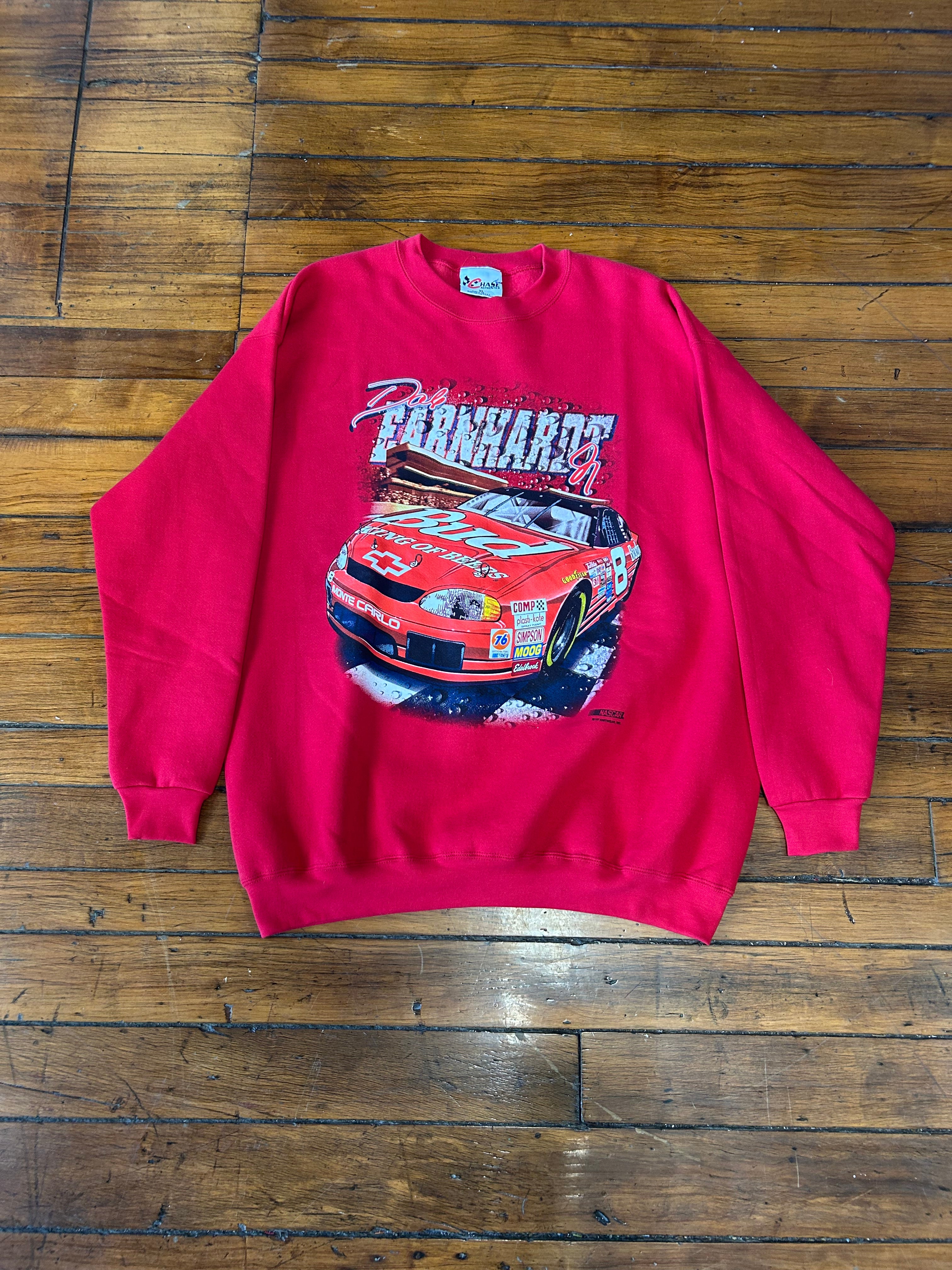 Dale Earnhardt Jr Budweiser Vintage #8 Racing NASCAR Crewneck