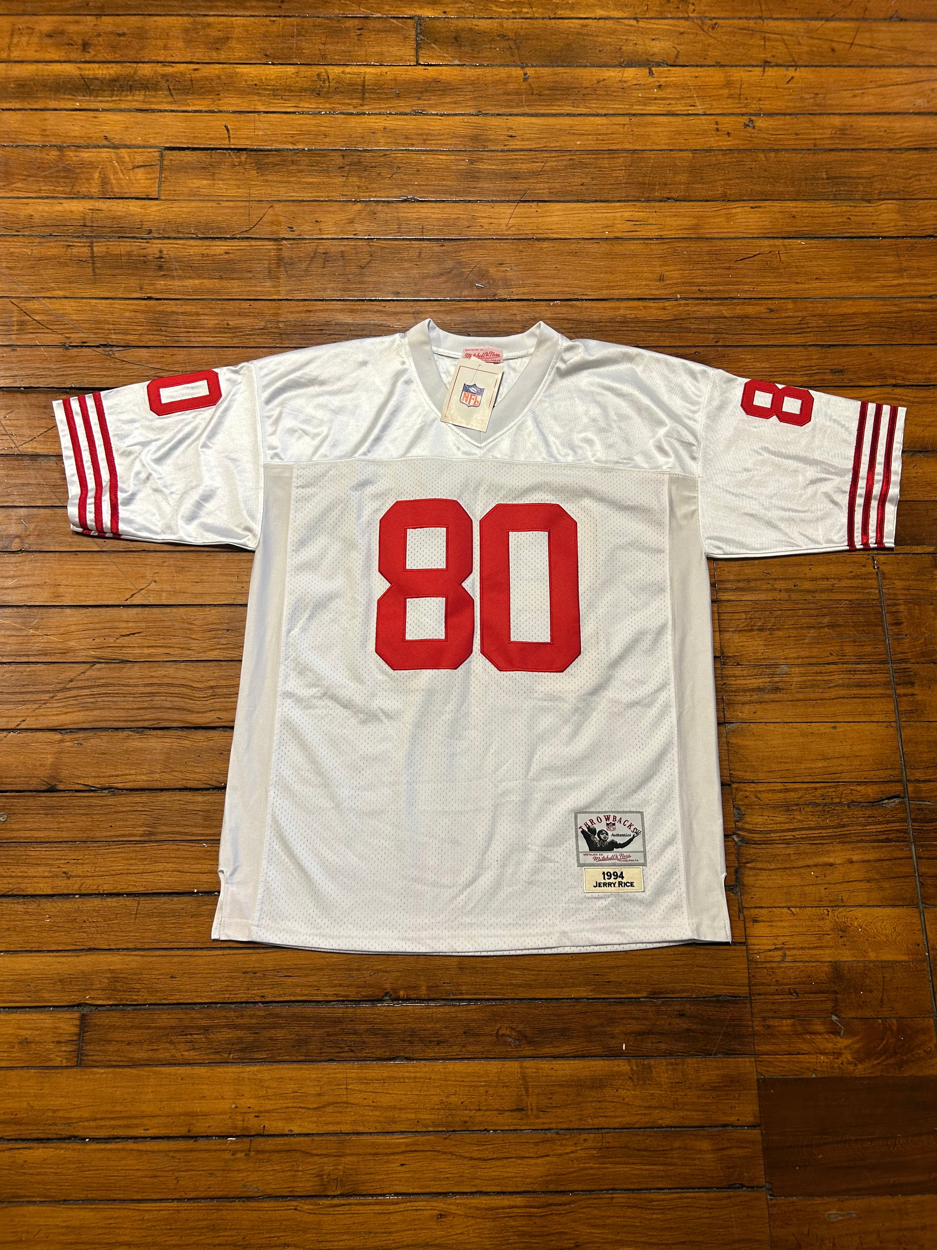 San Francisco 49ers Jerry Rice #80 Mitchell & Ness Jersey Adult