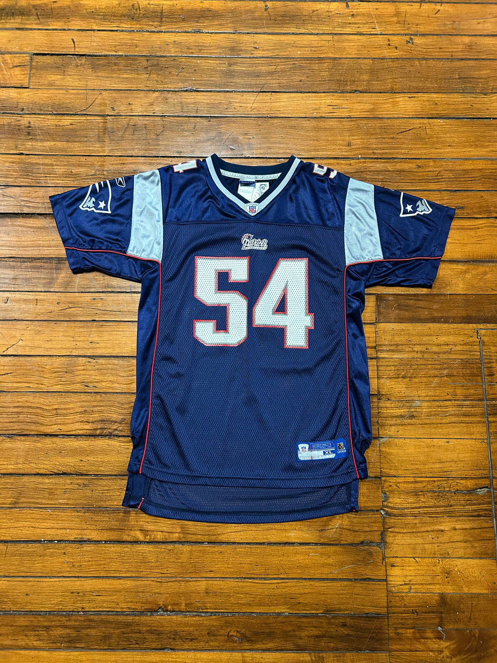 New England Patriots Teddy Bruschi #54 Jersey Youth Reebok