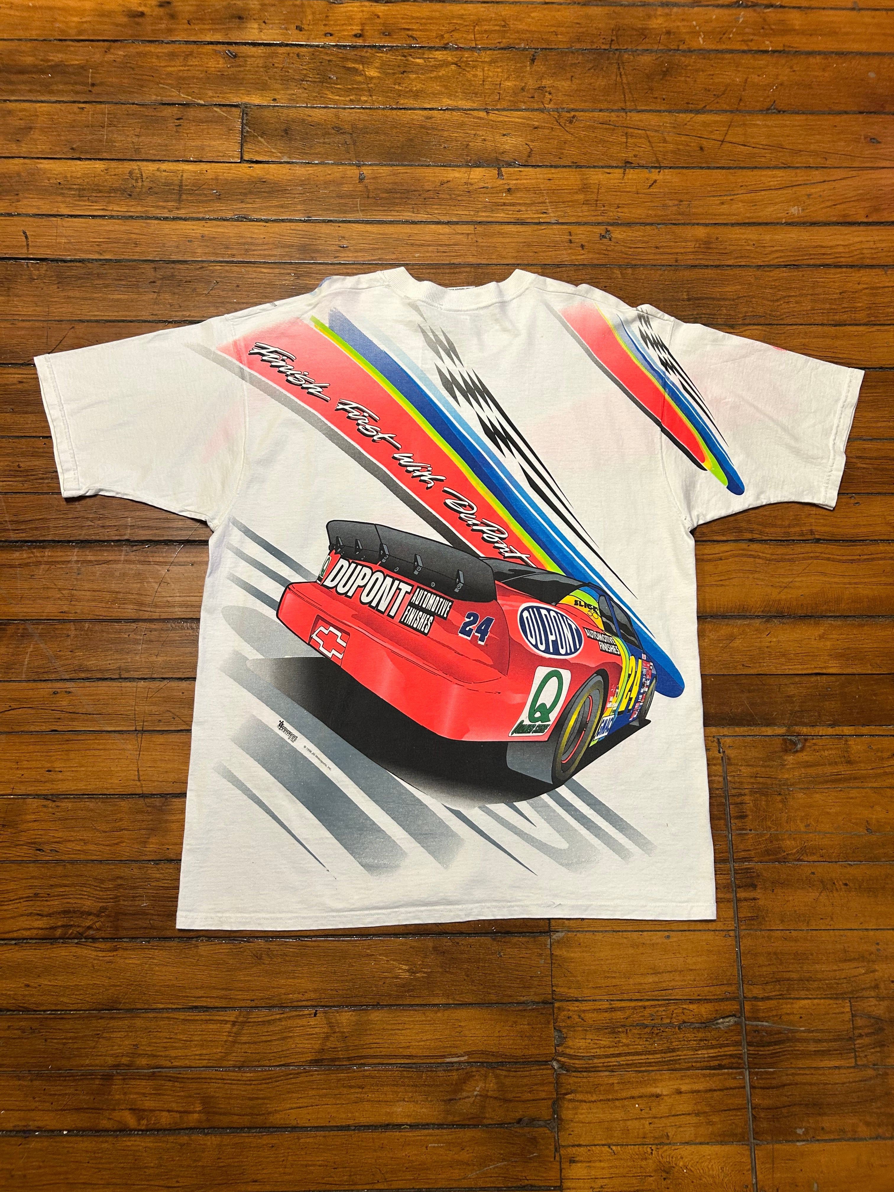 Jeff Gordon NASCAR Dupont All Over Print T-Shirt