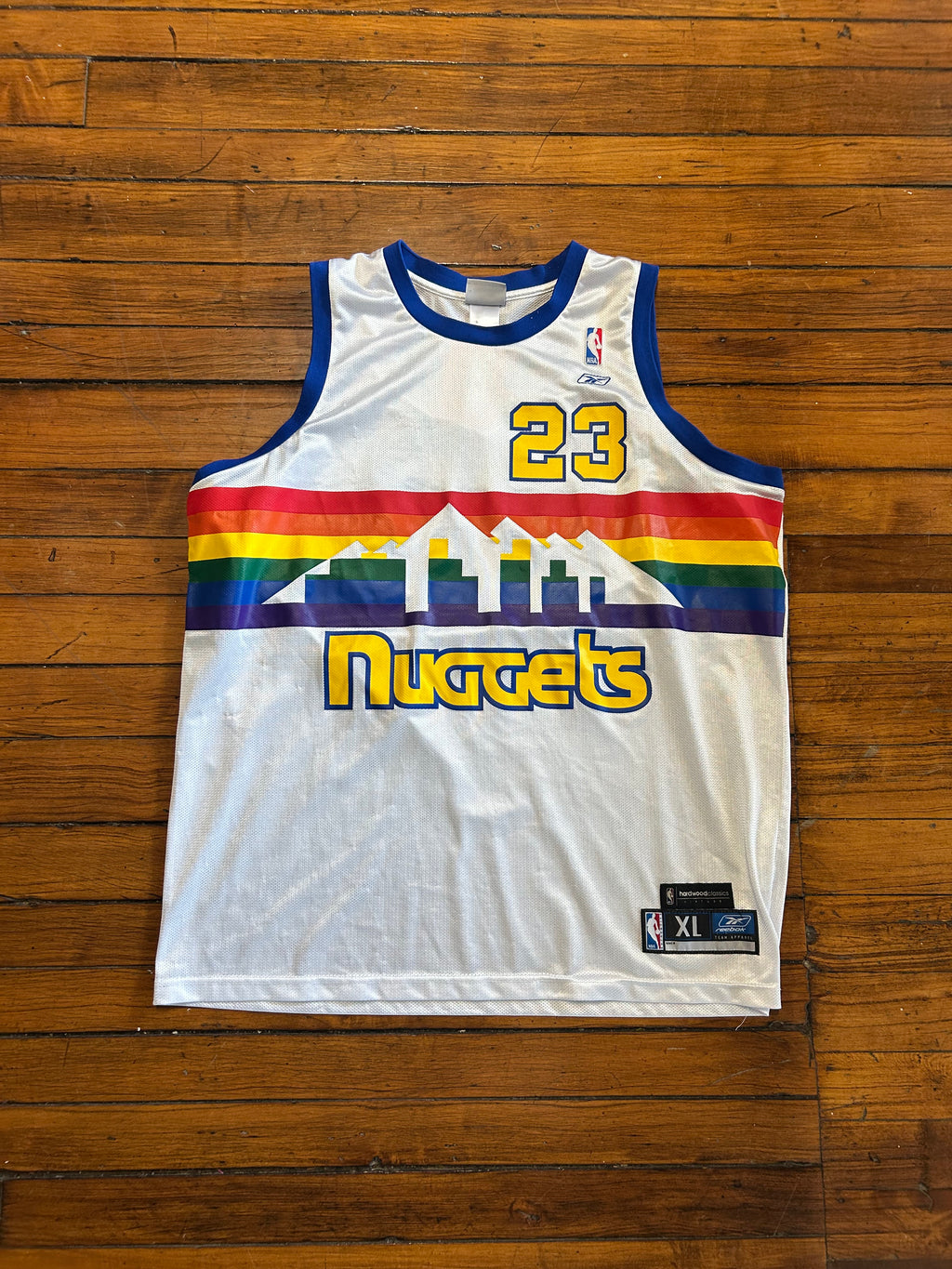 Denver Nuggets Marcus Camby #23 Retro Rainbow City Jersey