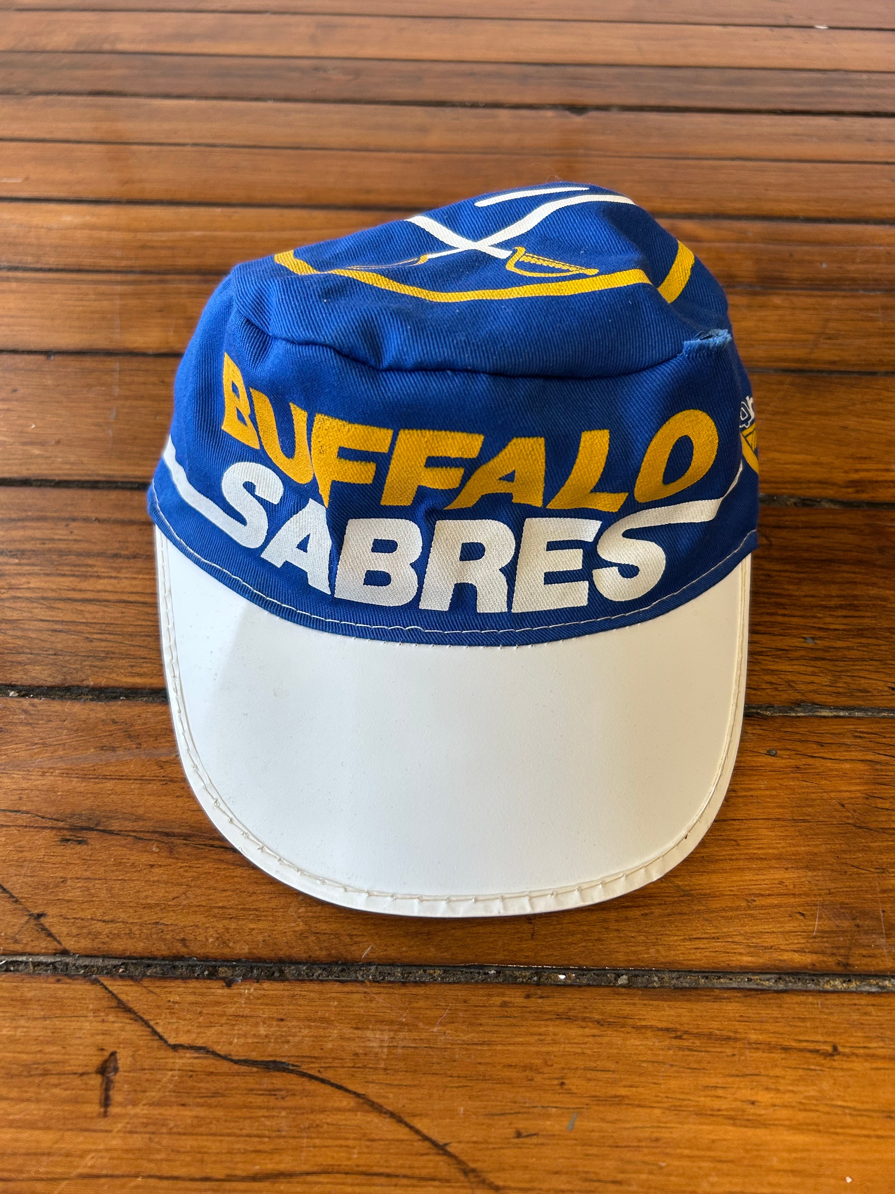 Buffalo Sabres NHL Hockey Painters Cap 80s