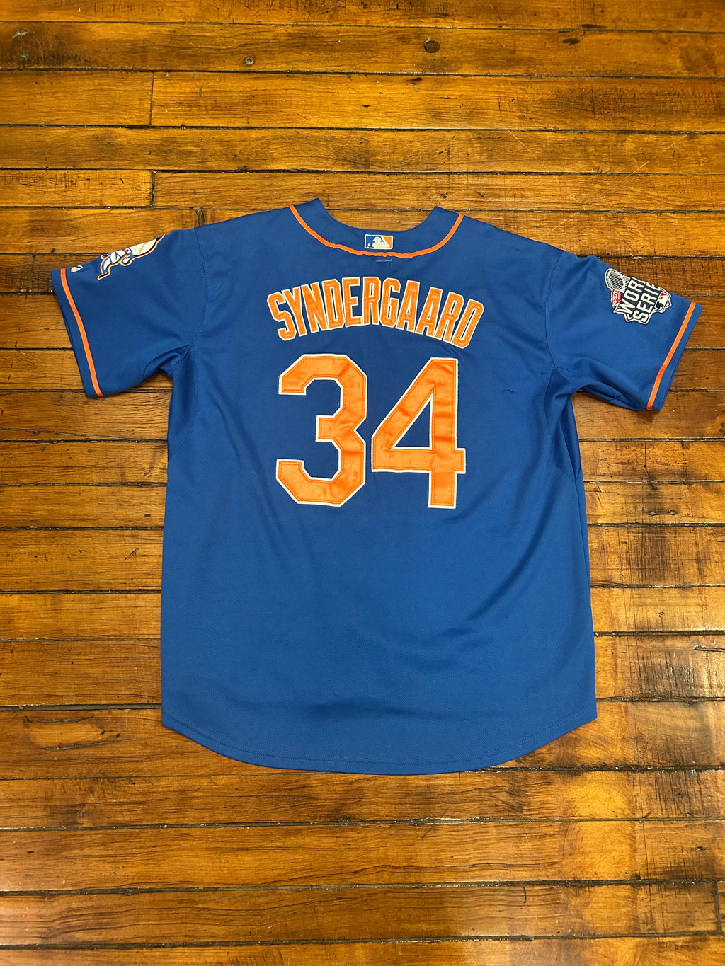 New York Mets Noah Syndergaard ‘15 World Series Jersey #34