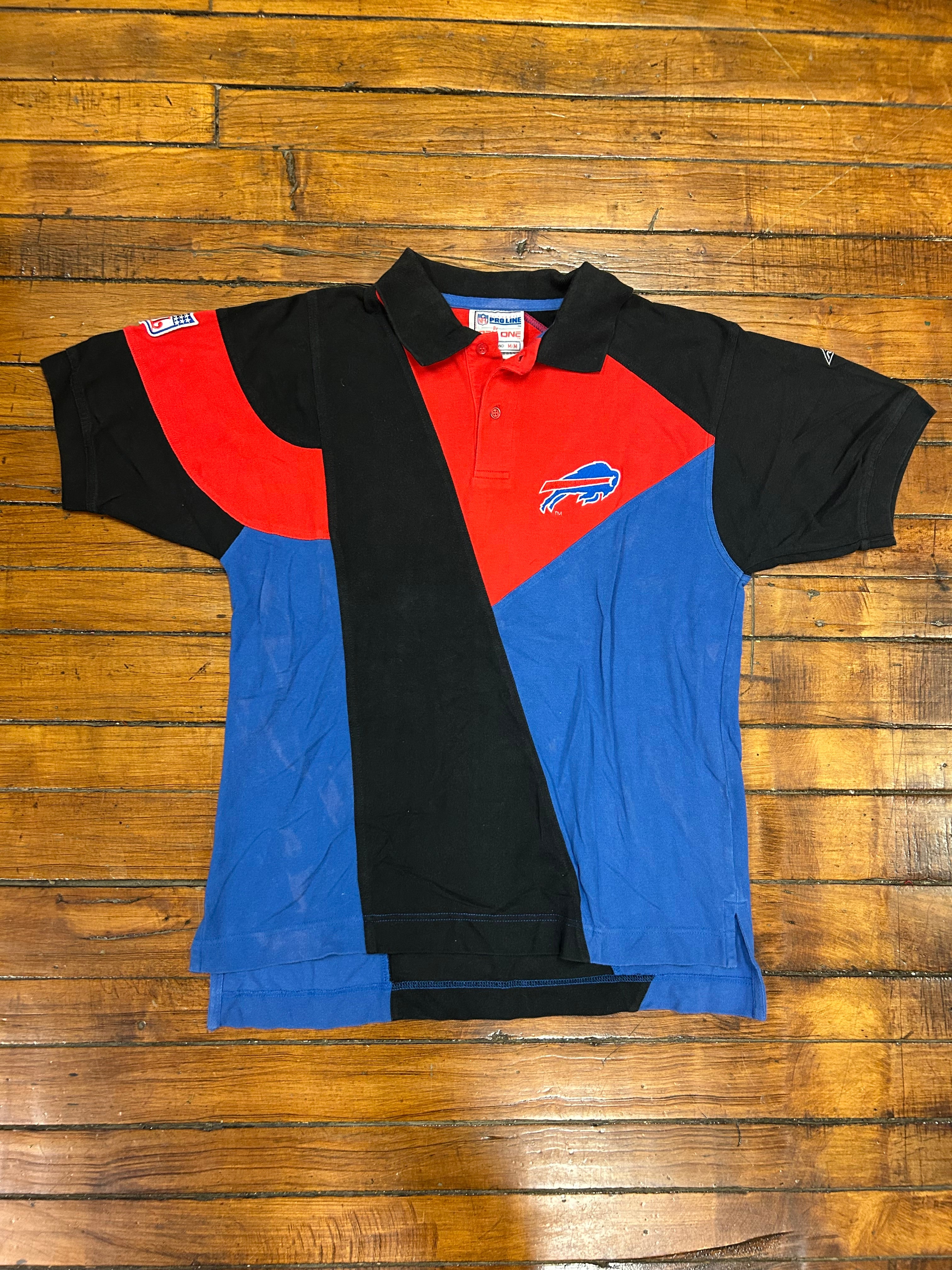 Buffalo Bills Football Apex One Vintage Polo Shirt Adult